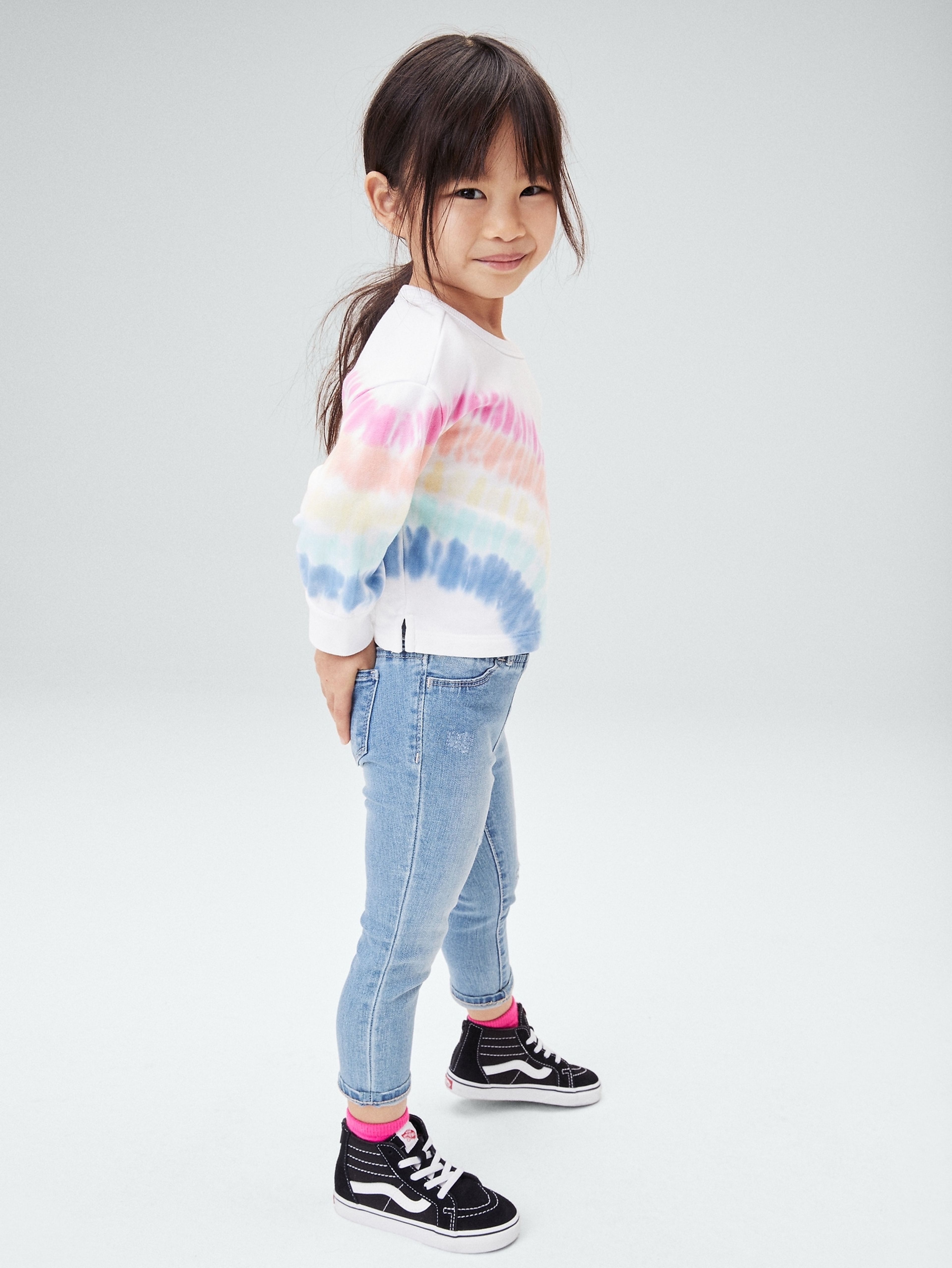 Baby jeansy Distressed Jeggings