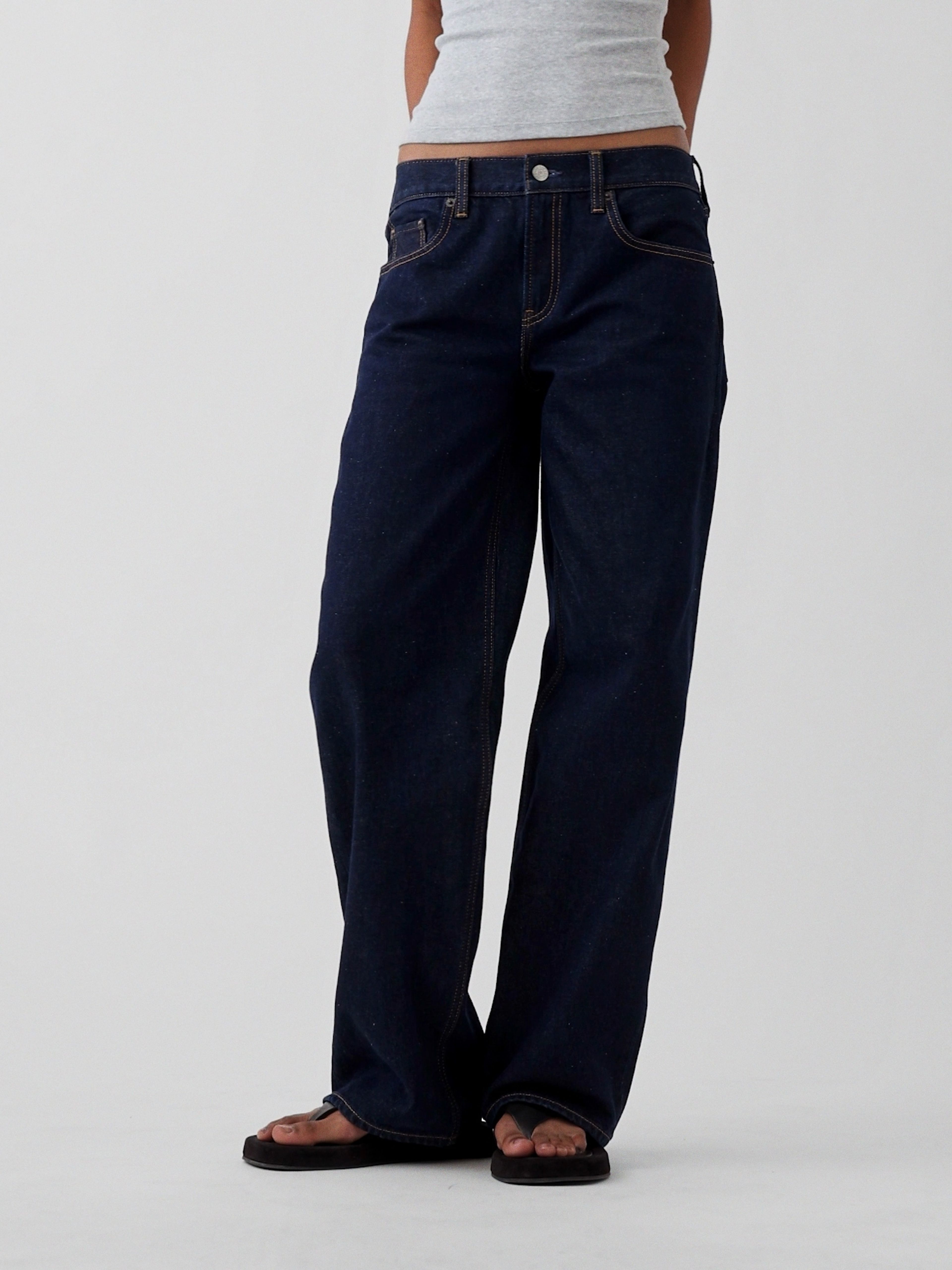 Jeansy The Hailey Low Rise Loose - 009