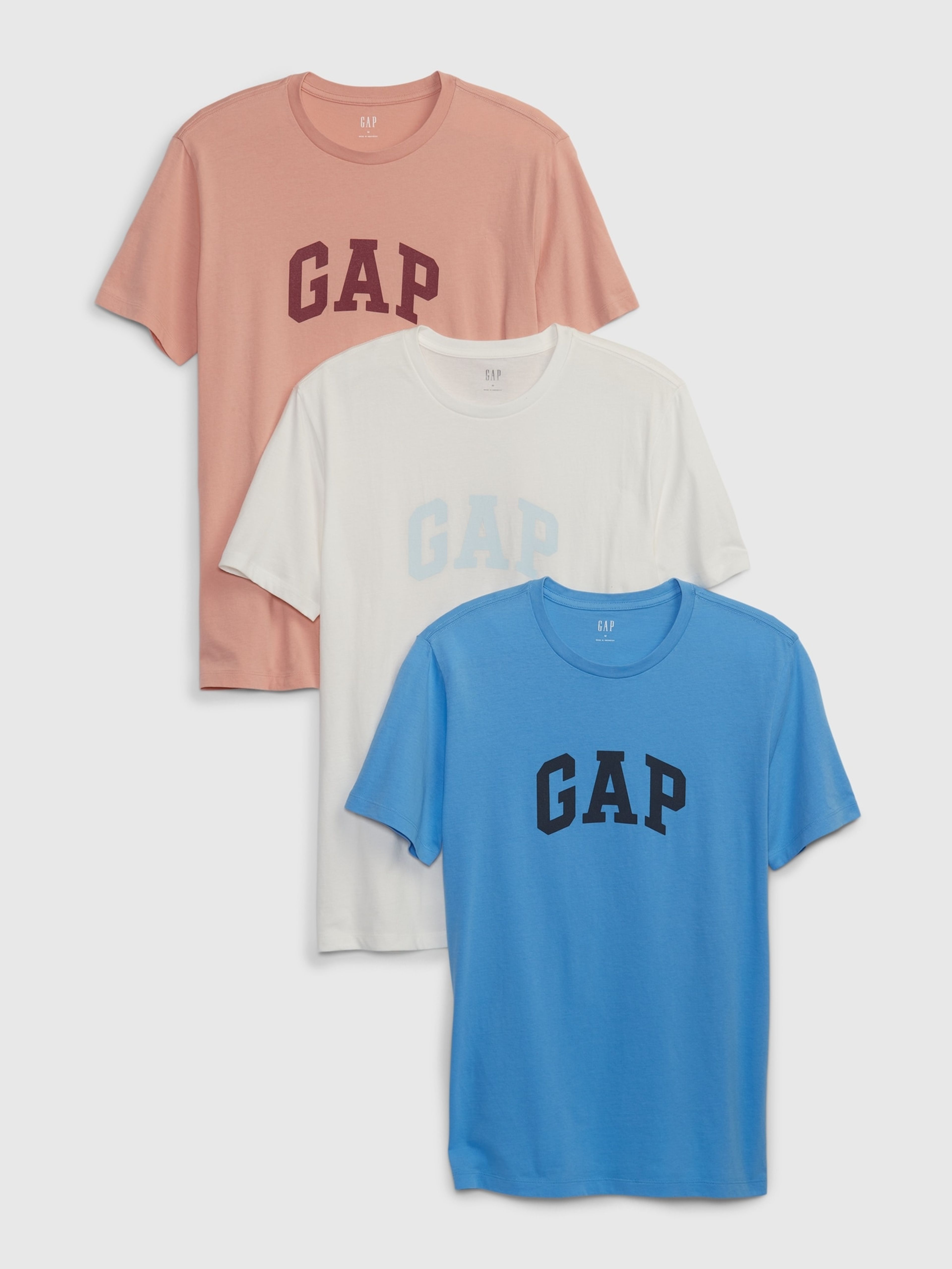 T-Shirt mit GAP Logo, 3 Stück