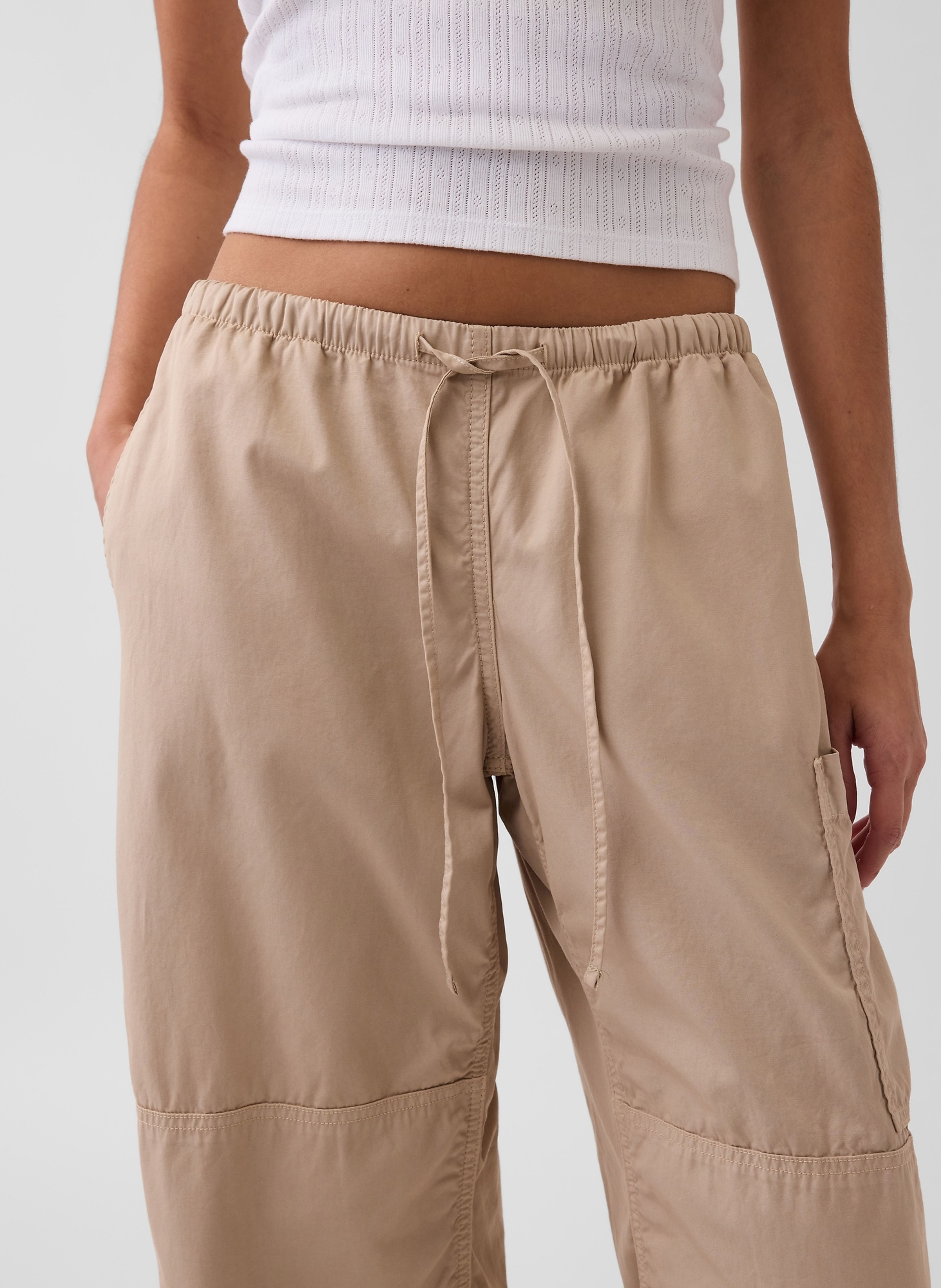 Nohavice Mid Rise Twill Barrel - 005