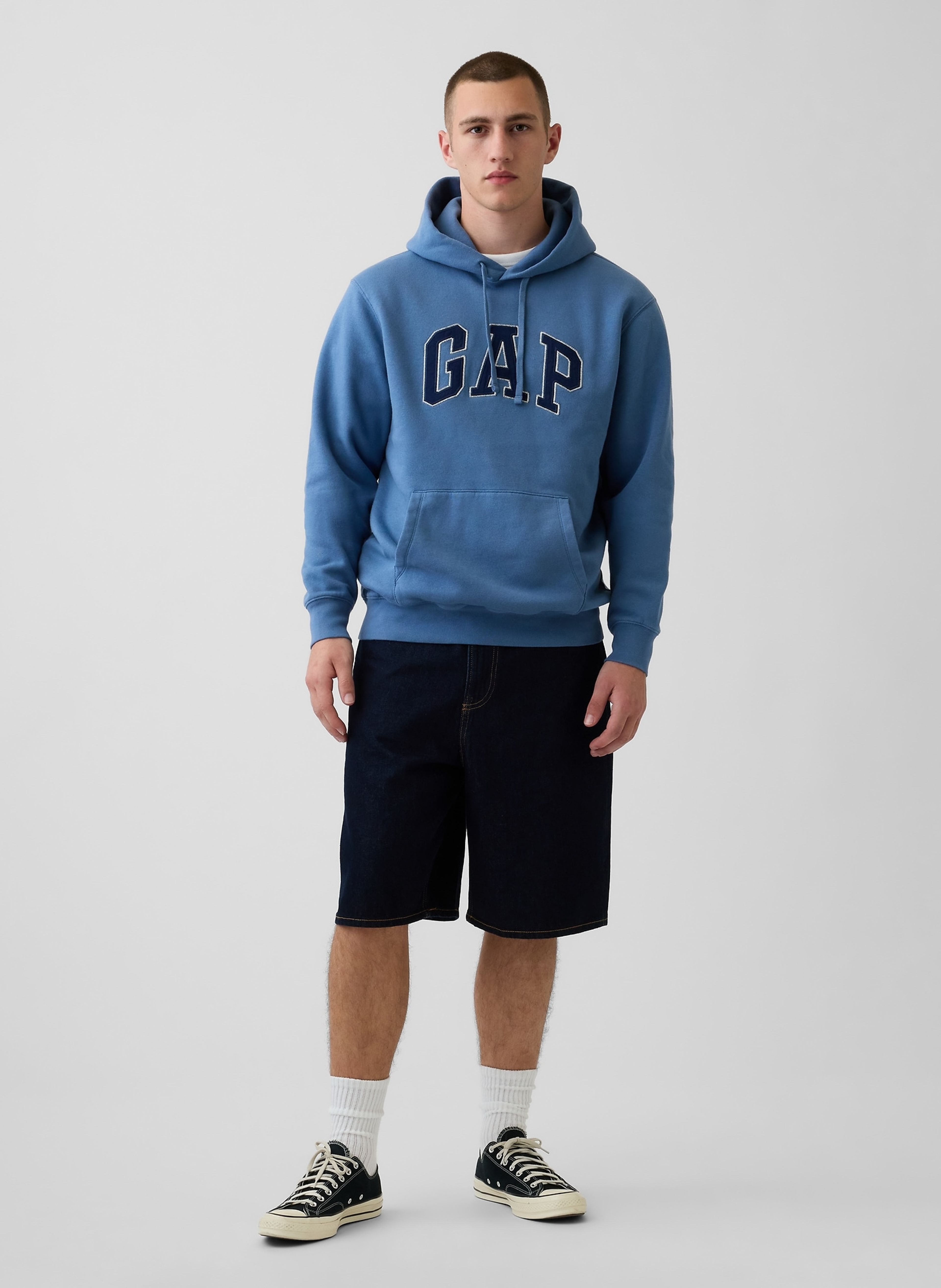 VintageSoft Hoodie unisex mit Logo - 002
