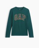 Camiseta infantil con logo-Verde - 001