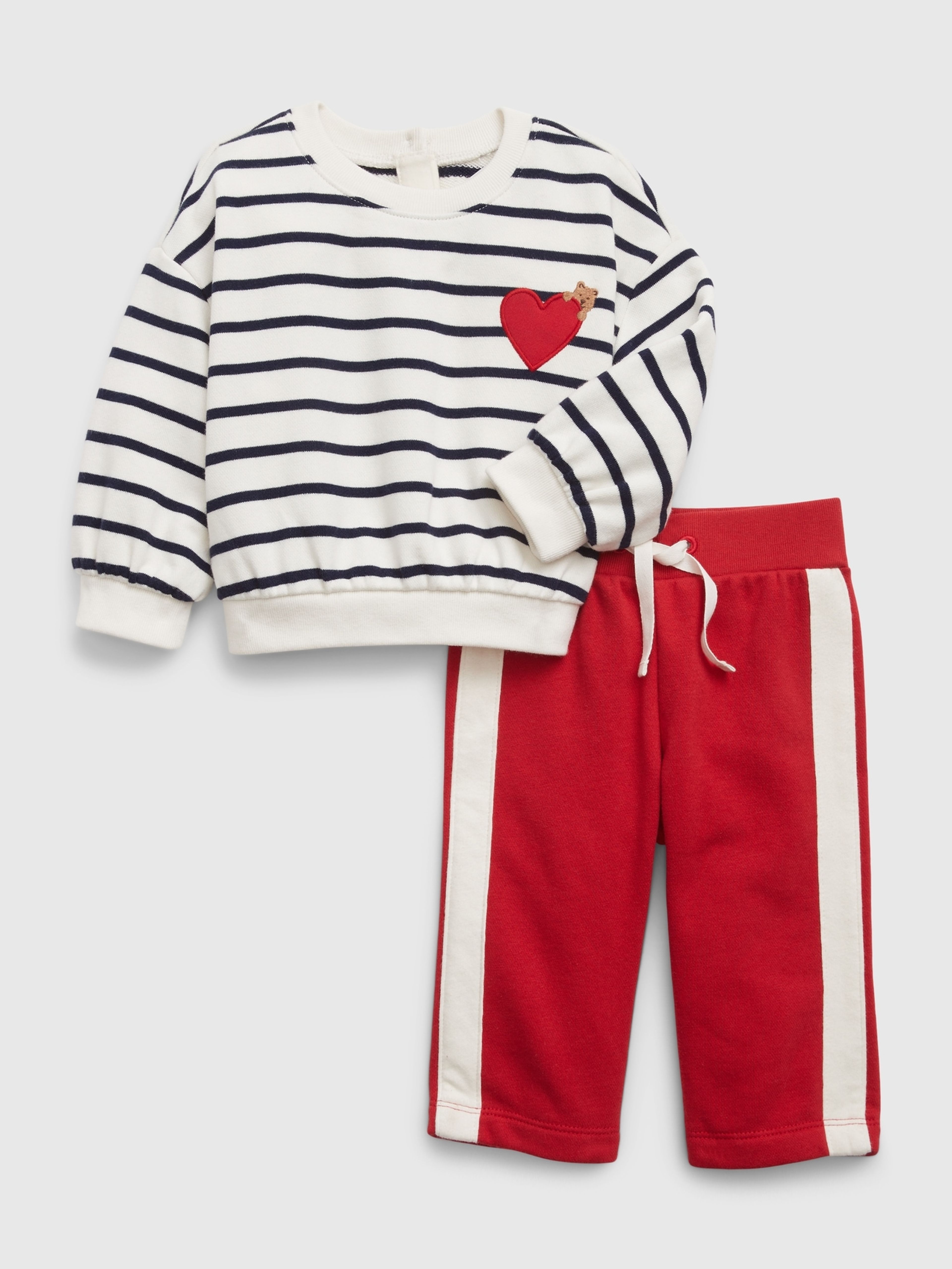 Baby pruhovaný set