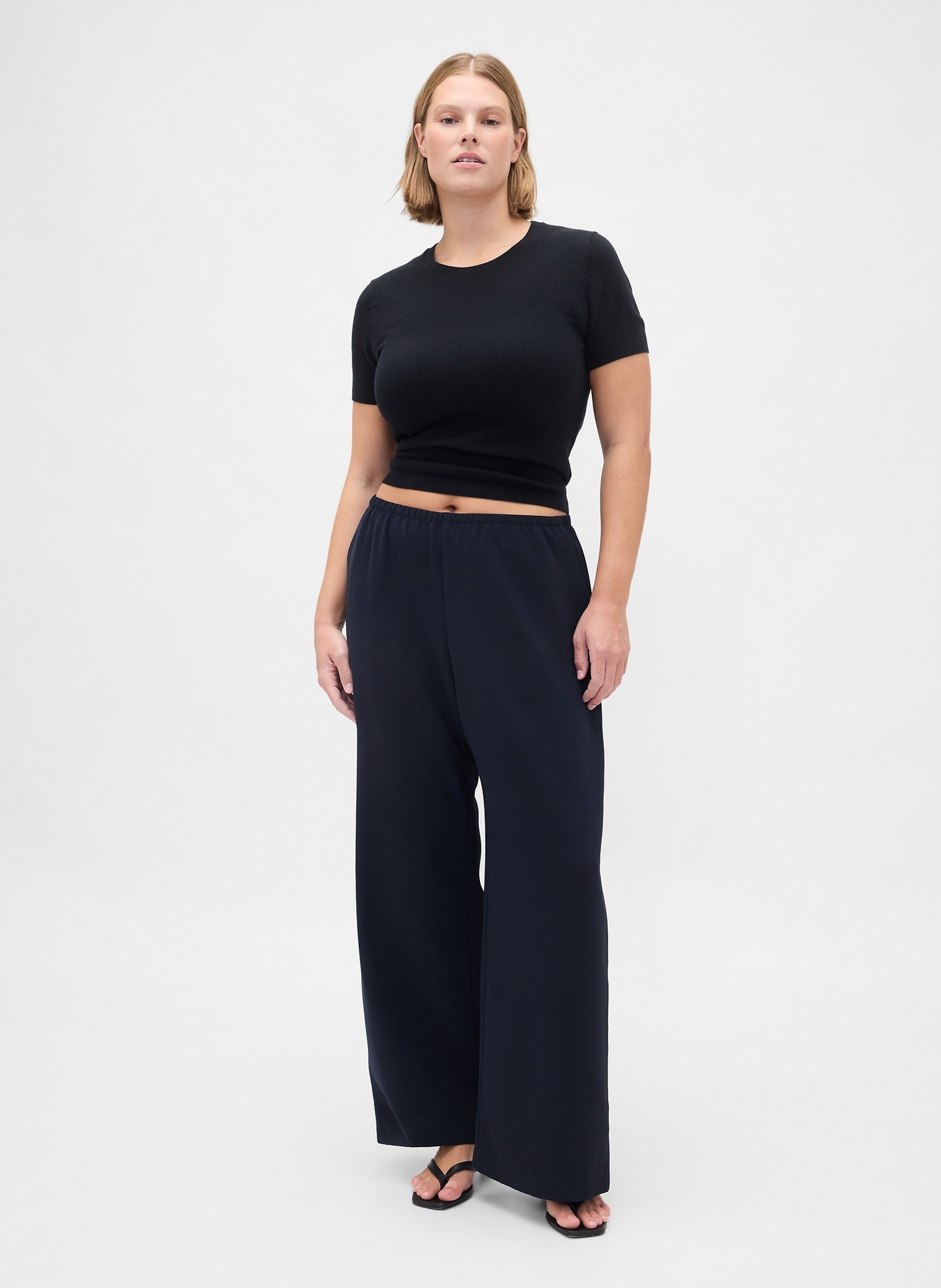 Spodnie Easy Wide-Leg - 005