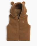 Baby vesta sherpa Brannan Bear-Hnědá - 001