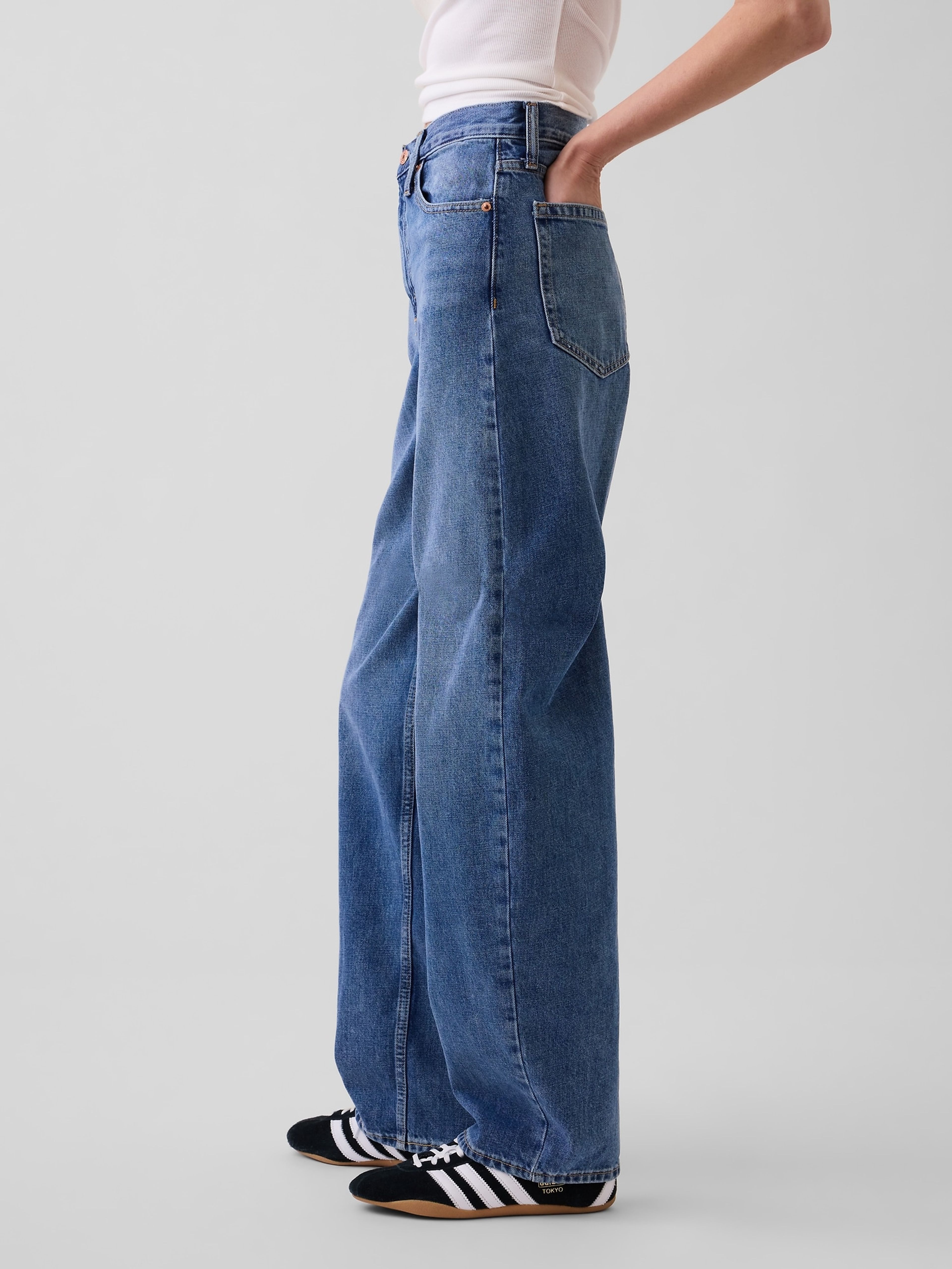 Blugi High Rise Barrel - 003