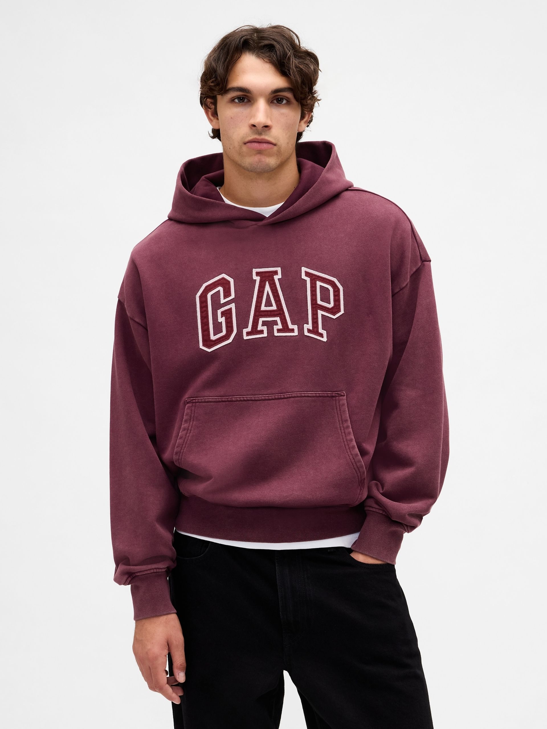 Felpa oversize Heavyweight unisex con logo - 001