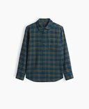 Cămașă din flanel pentru copii-Verde - 001