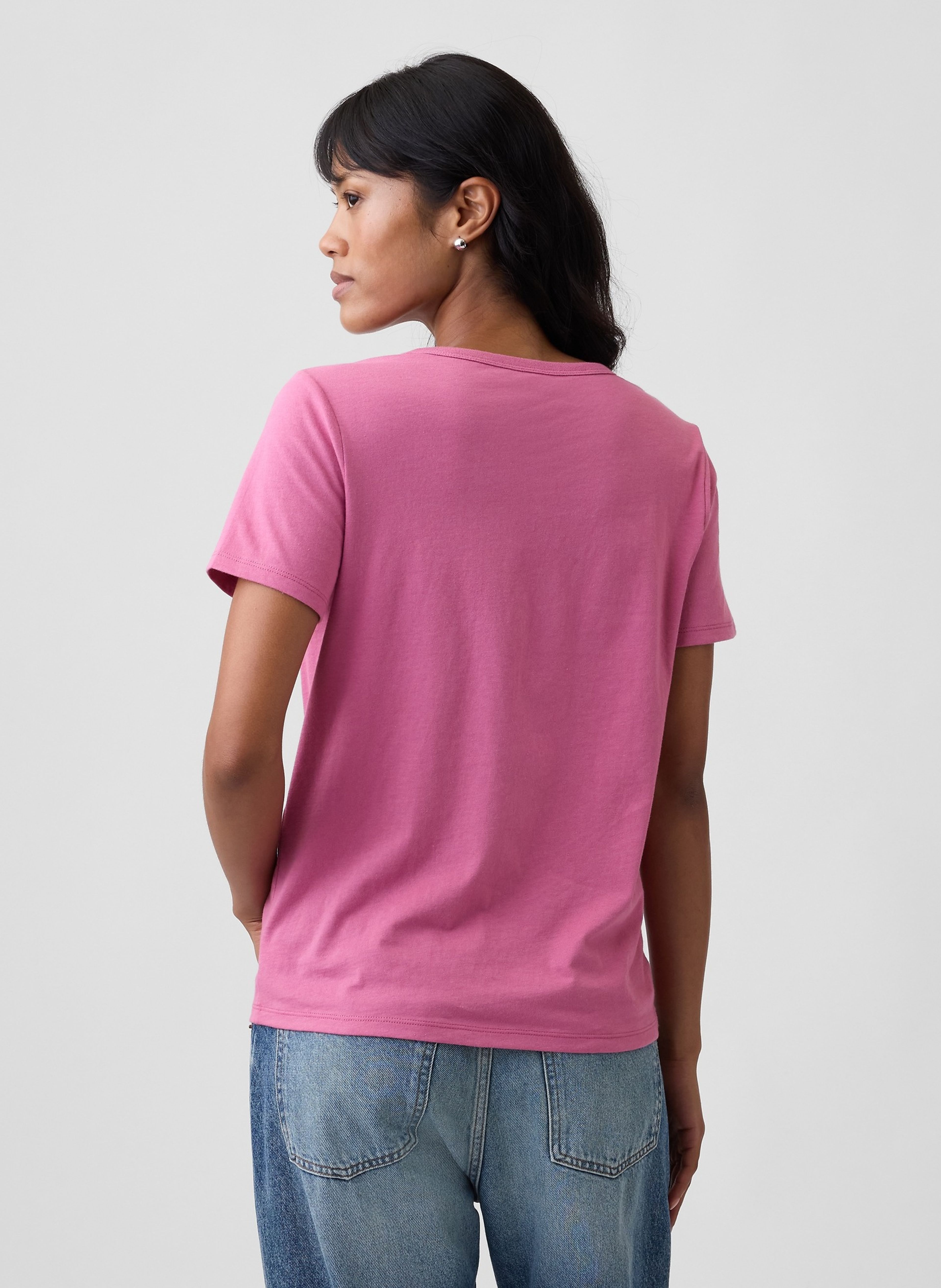 T-shirt à col V - 002