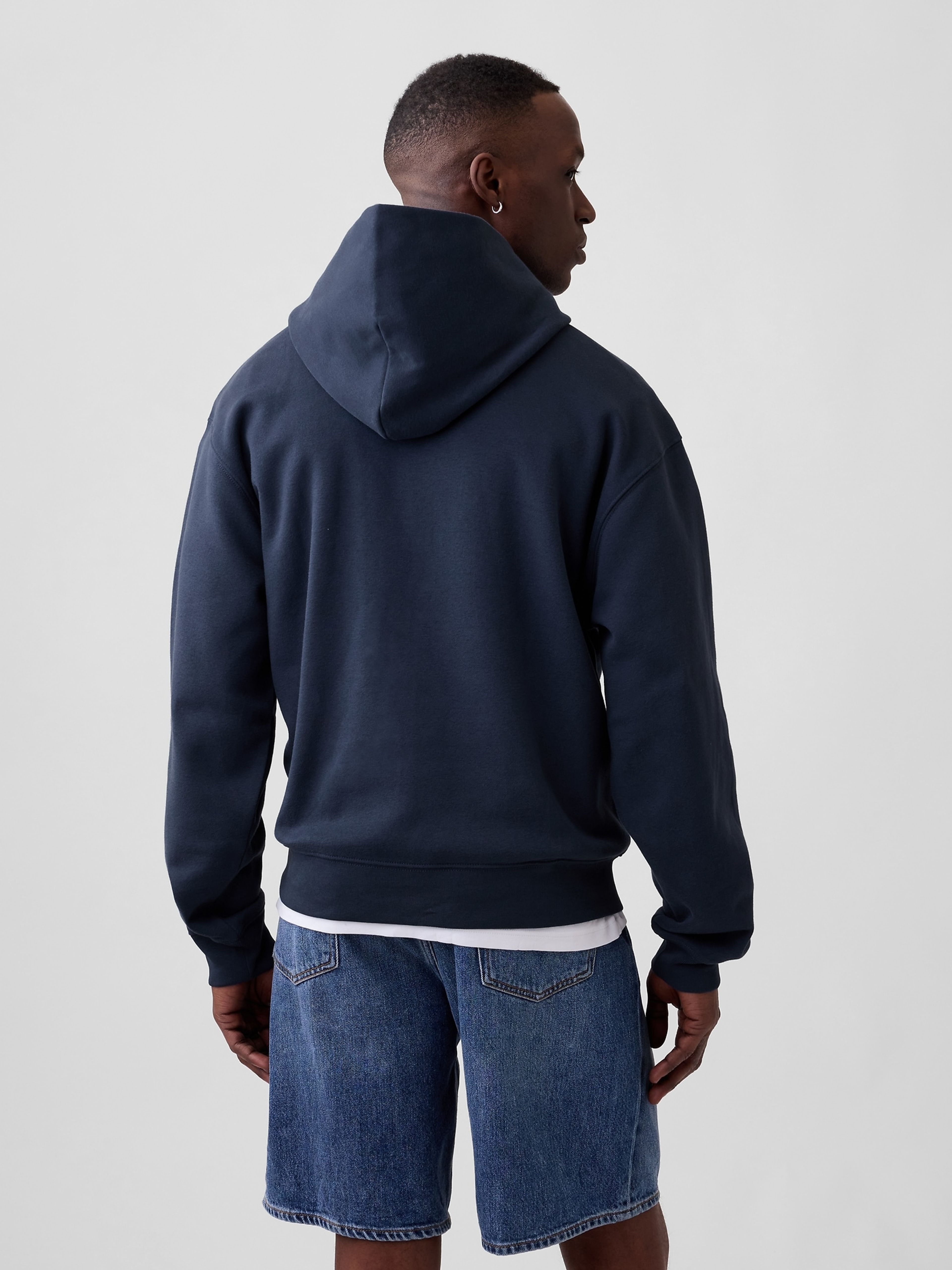 Hanorac oversize VintageSoft unisex cu logo - 002