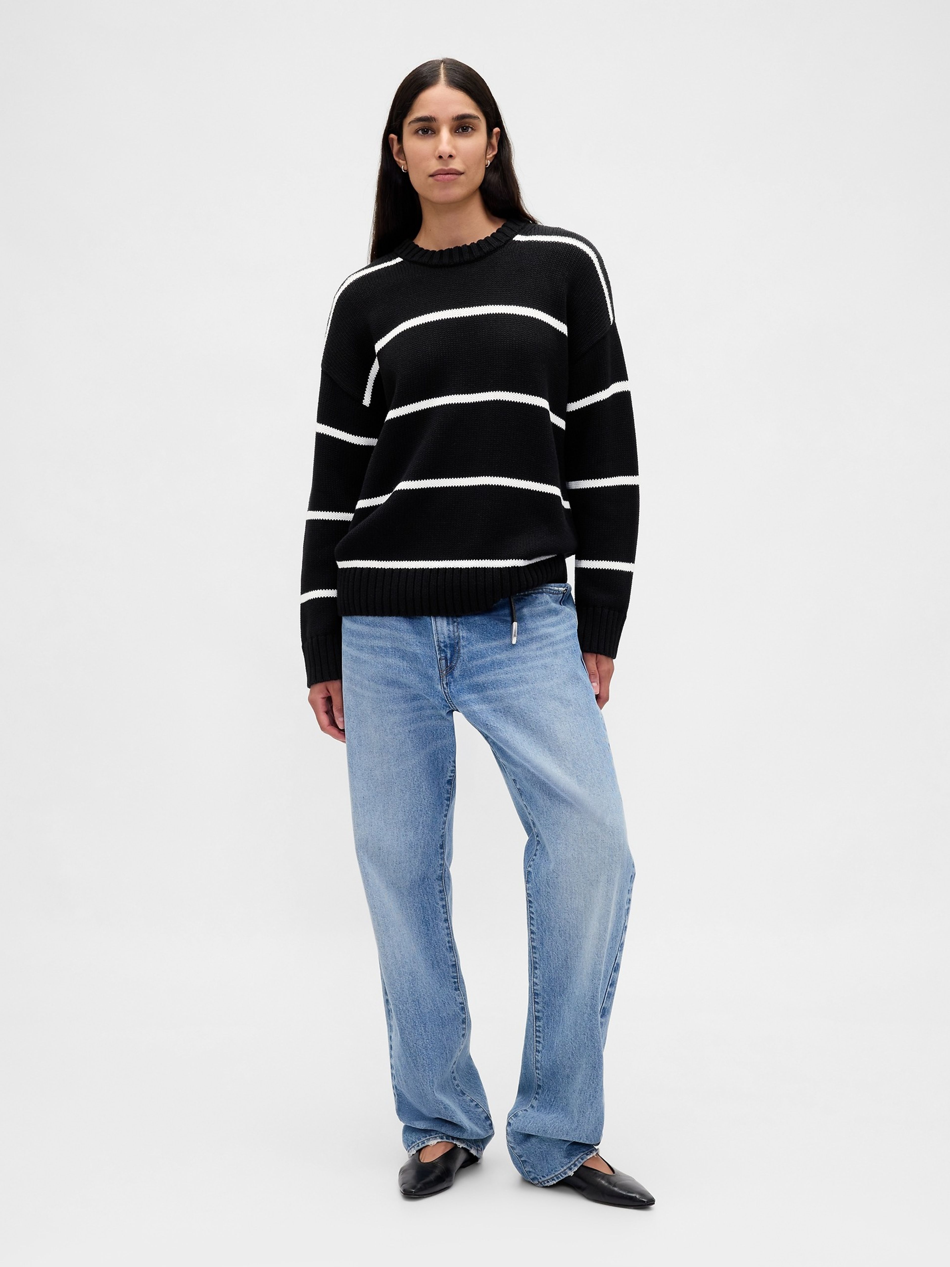 Pull en coton oversize - 002