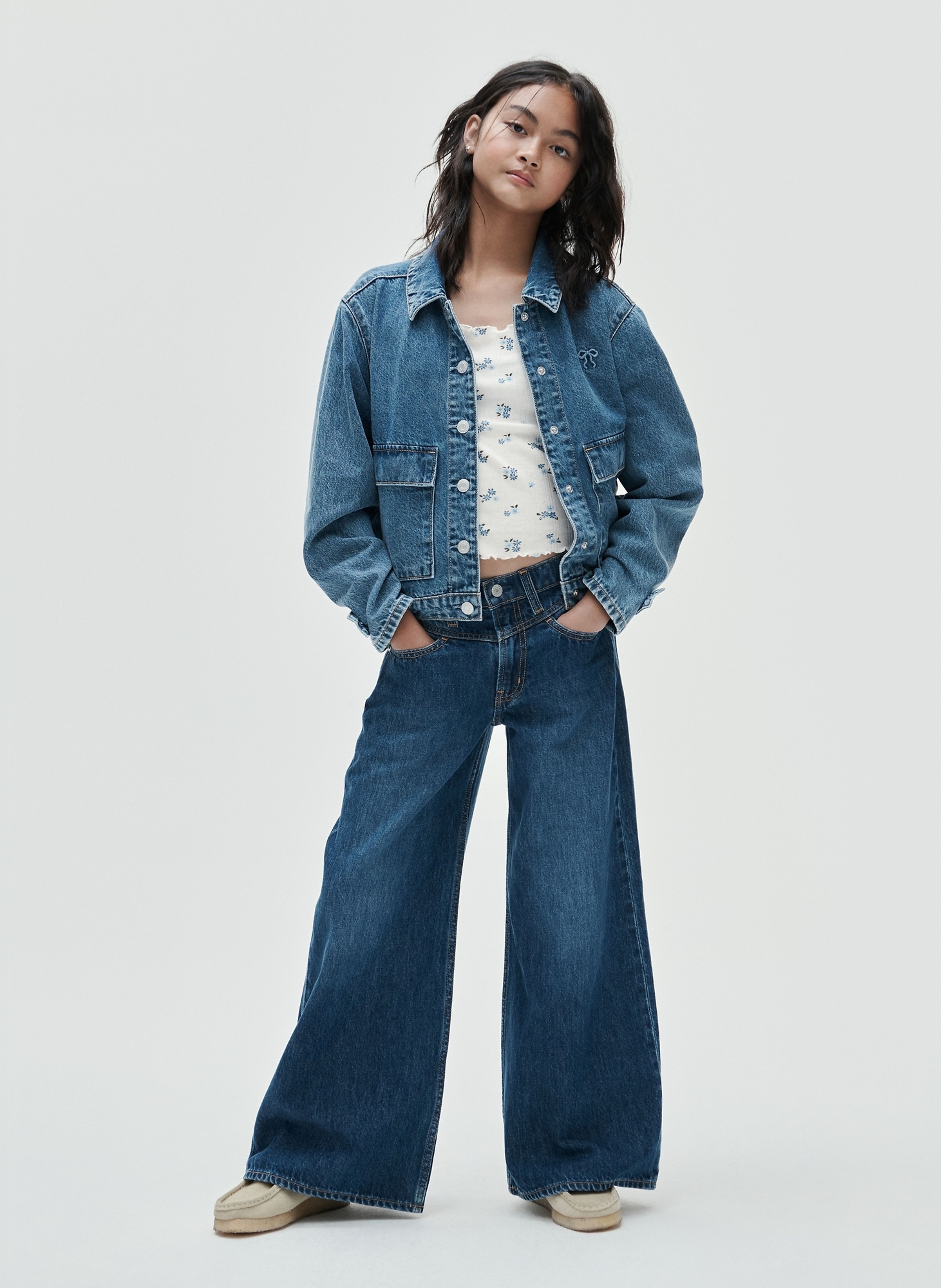 Dziecięce jeansy Low Rise Baggy - 007