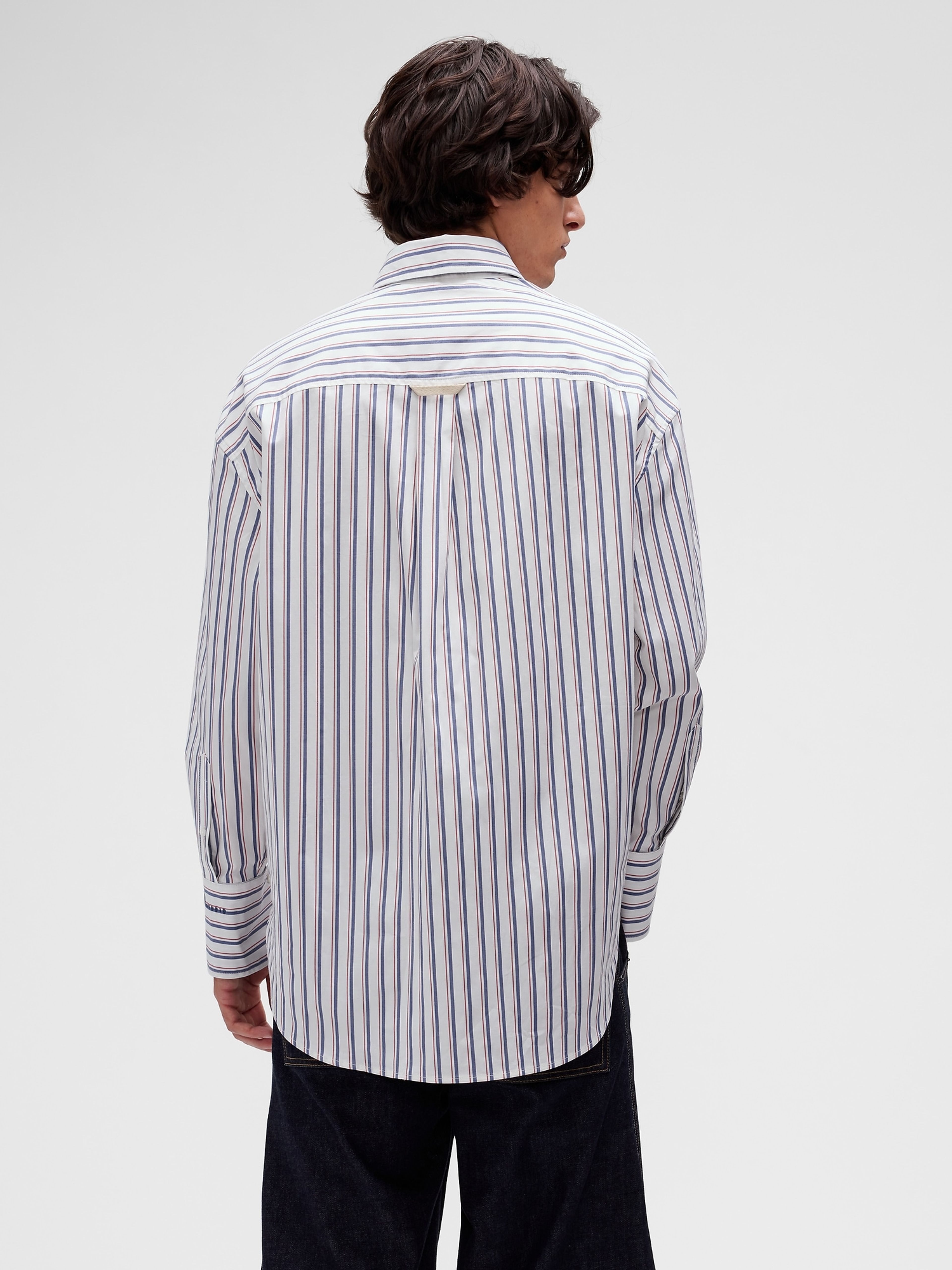 Popelínová košeľa Big Shirt GapStudio by Zac Posen unisex - 002