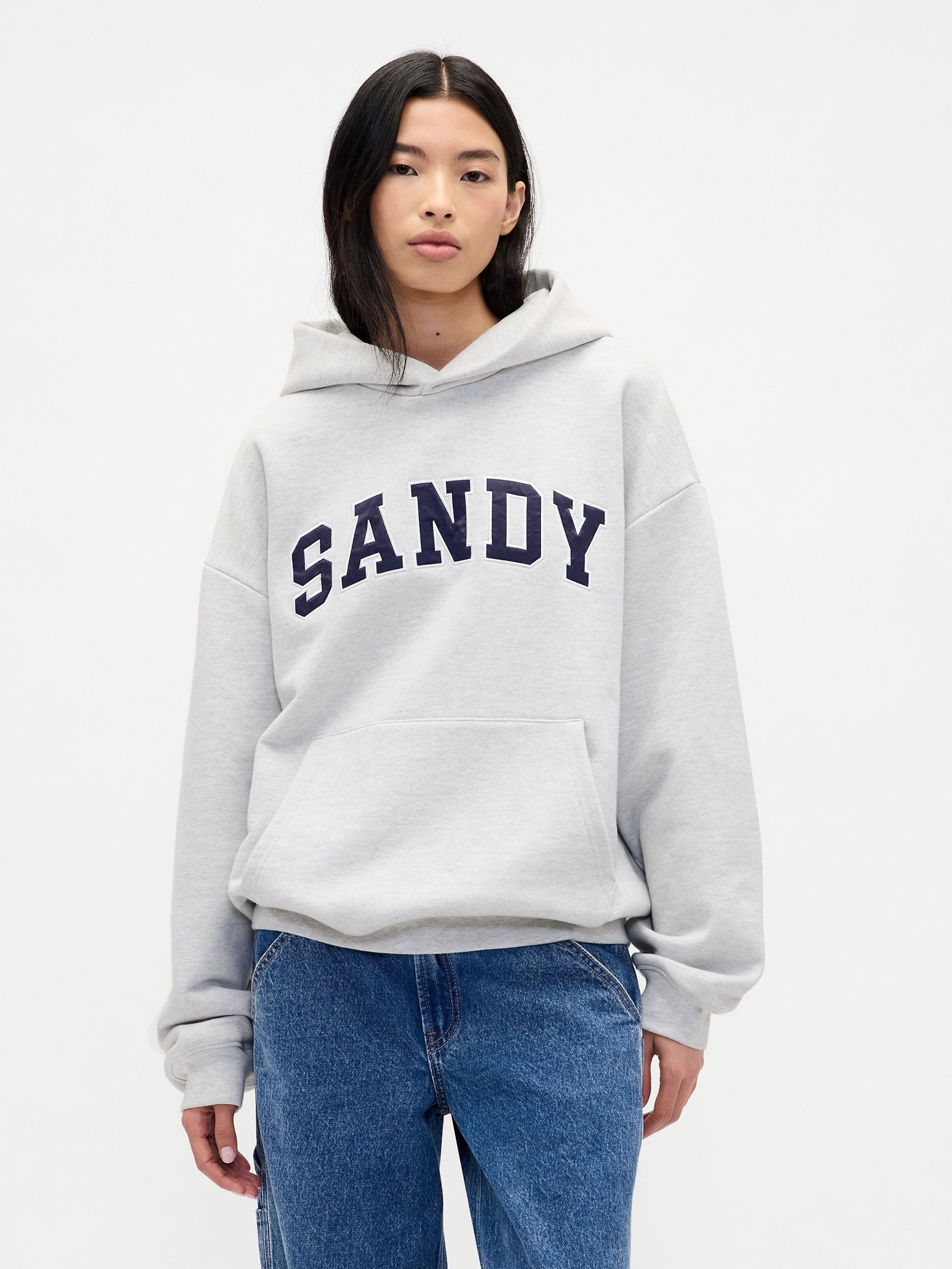 Hanorac oversize Extra Heavyweight Unisex Gap × Sandy Liang