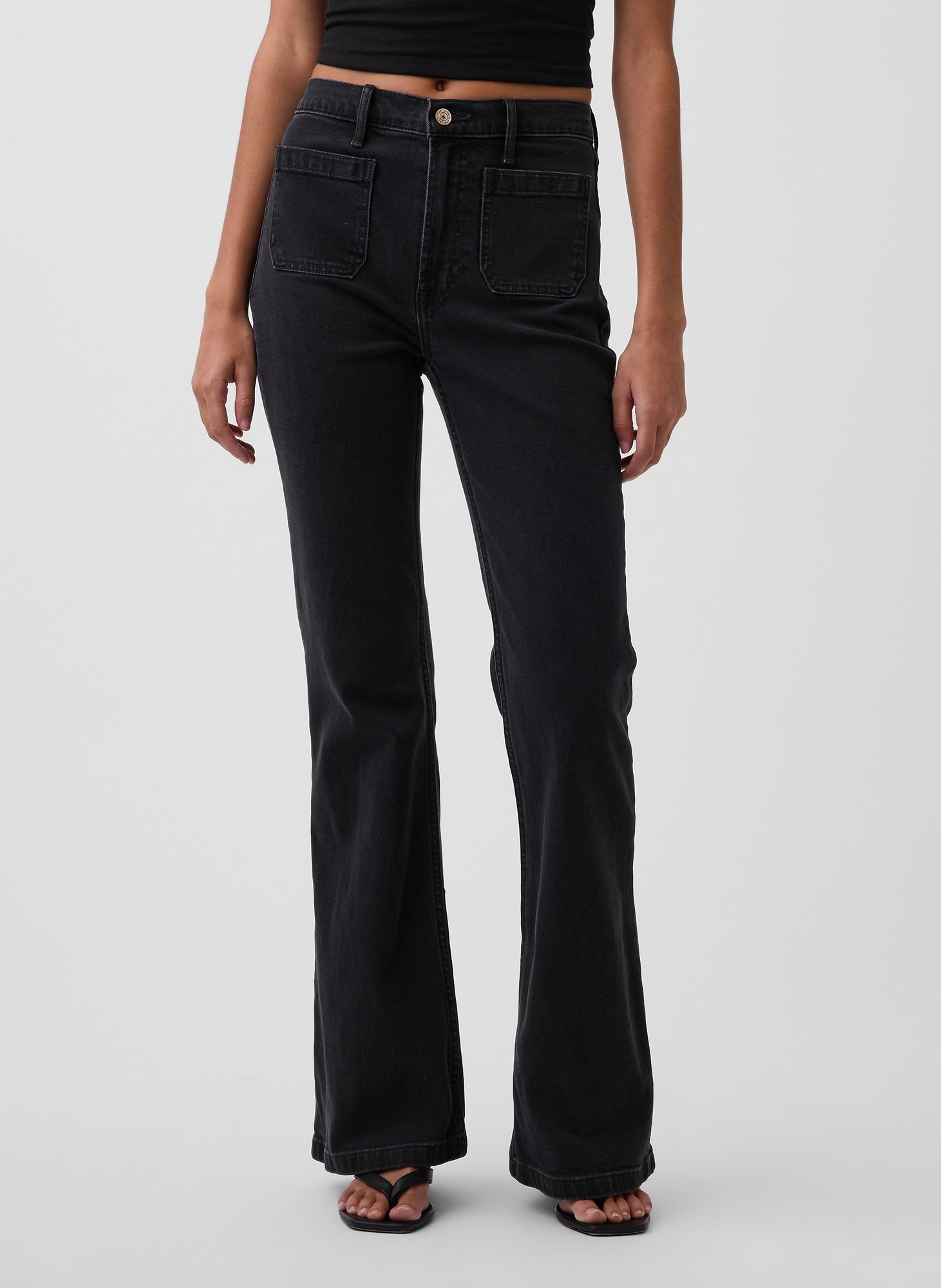 Blugi High Rise 70s Flare - 002