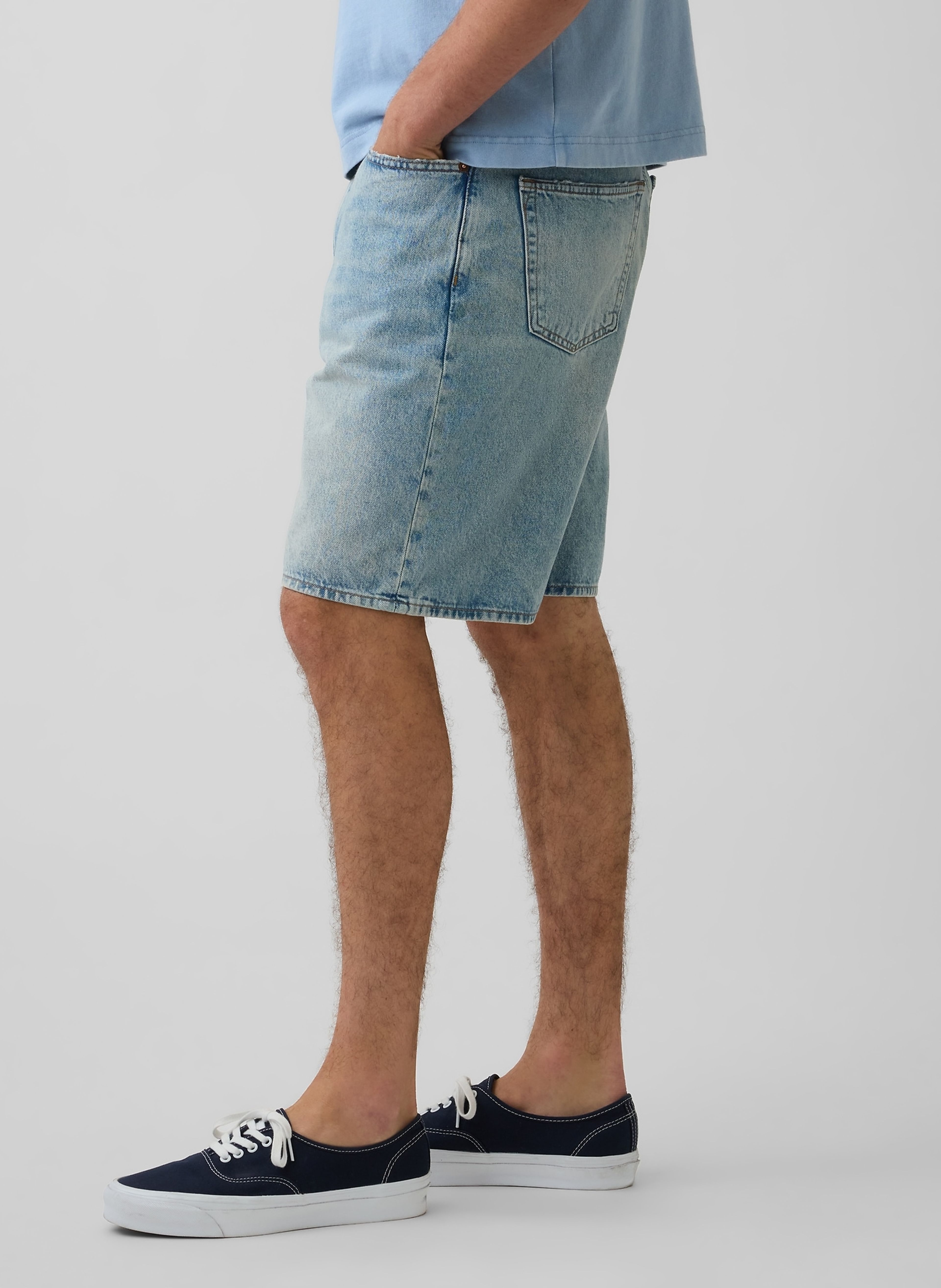Shorts 90s loose in denim - 005