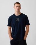 T-Shirt mit Logo-Dunkelblau - 004
