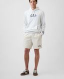 Short met logo-Beige - 004