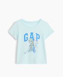 Baby tričko Gap & Disney Frozen s logom-Modrá - 001