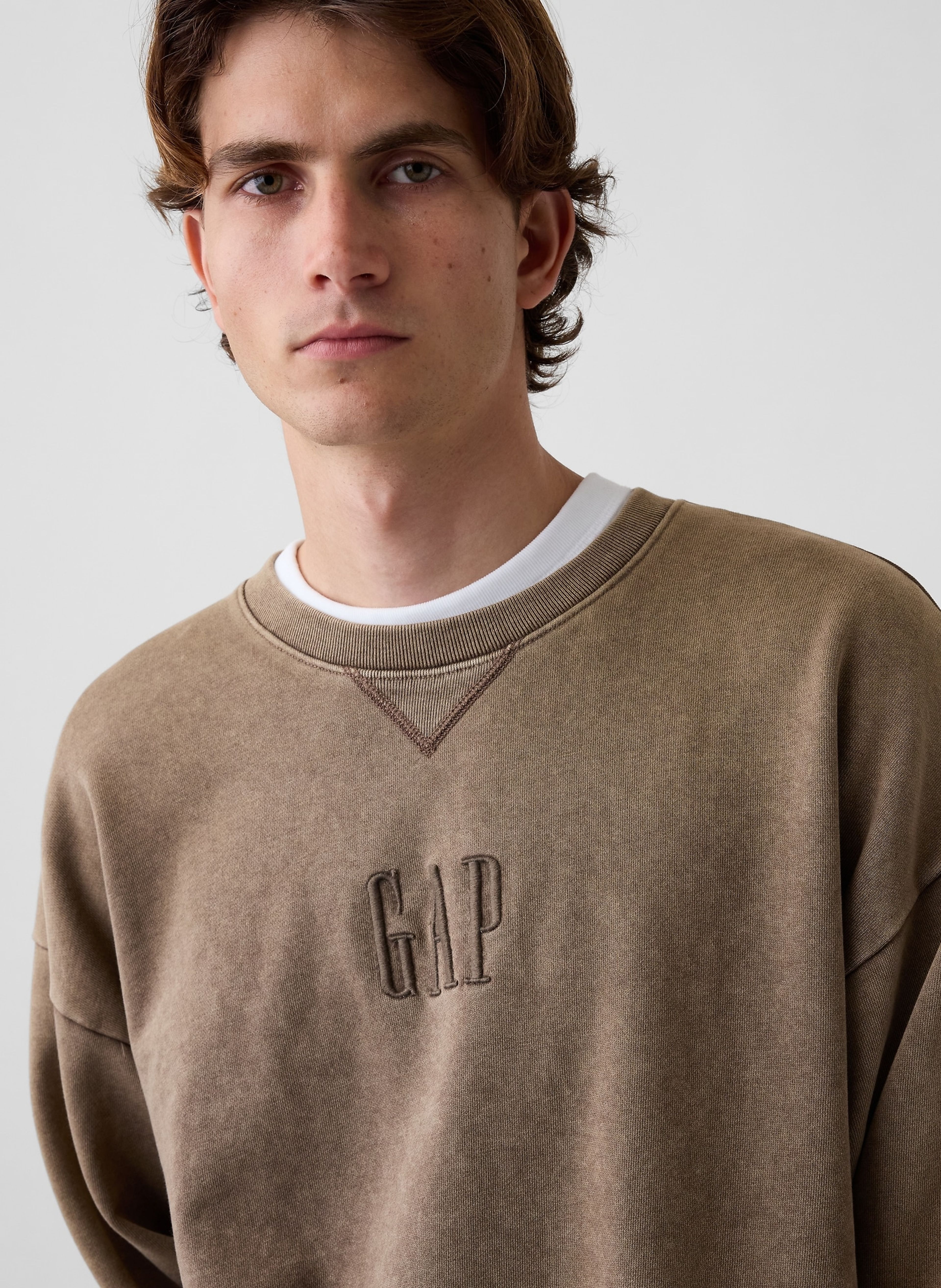 Bluza oversize Heavyweight z logo - 004
