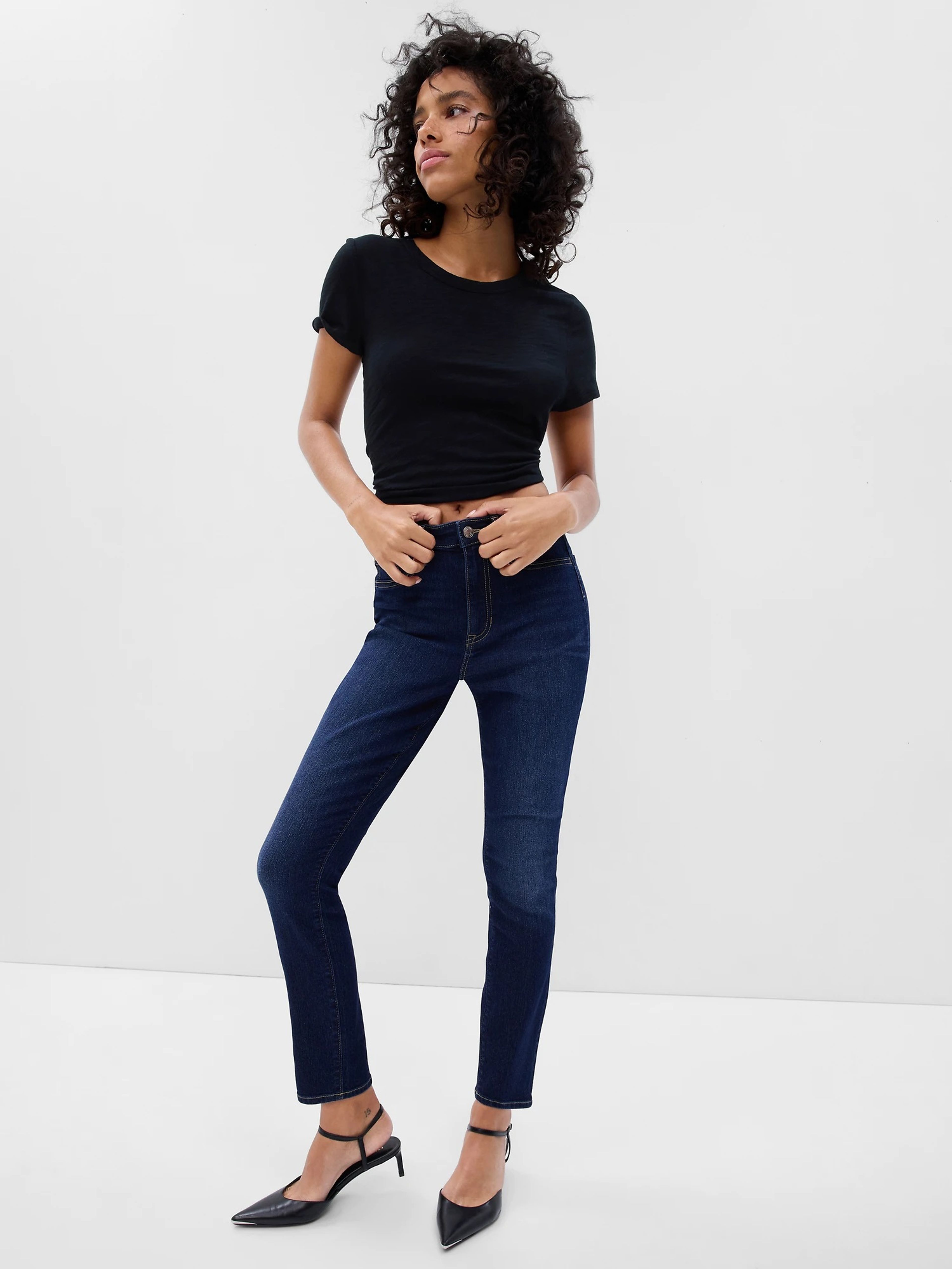 Nadrágok High Rise Favorite Jeggings