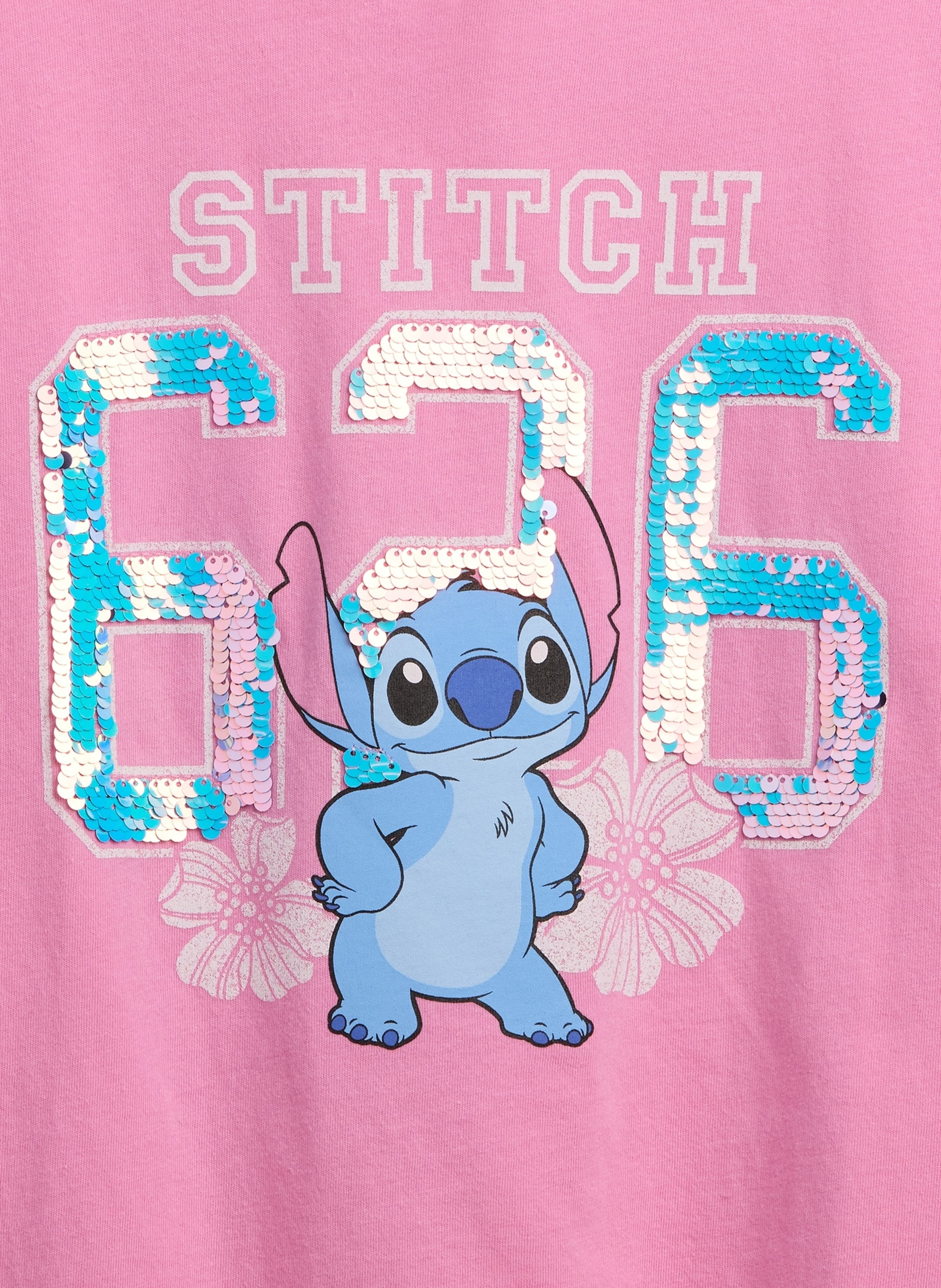 Dziecięcy oversize T-shirt Gap × Lilo & Stitch - 003