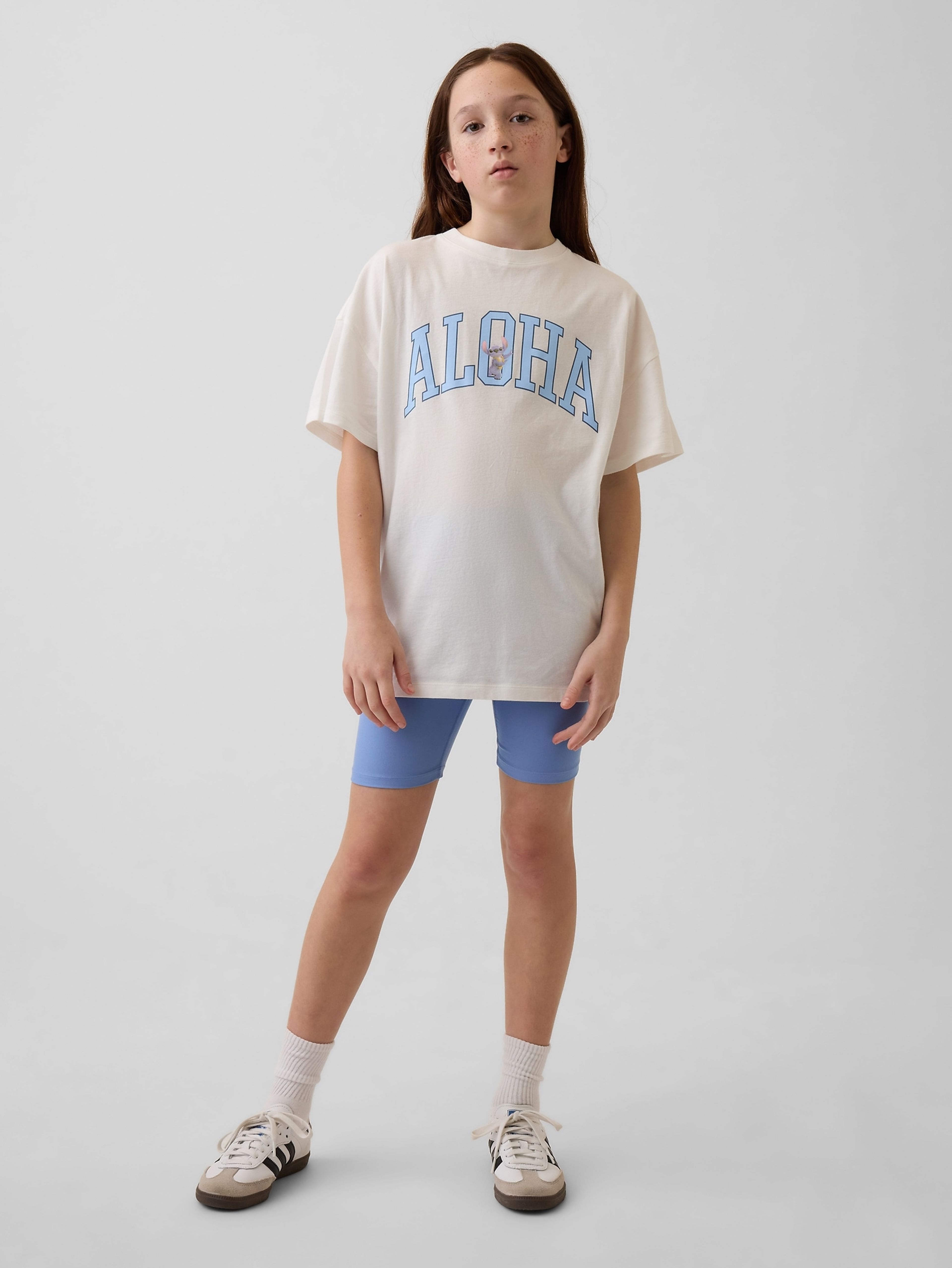 Dětské žebrované biker shorts