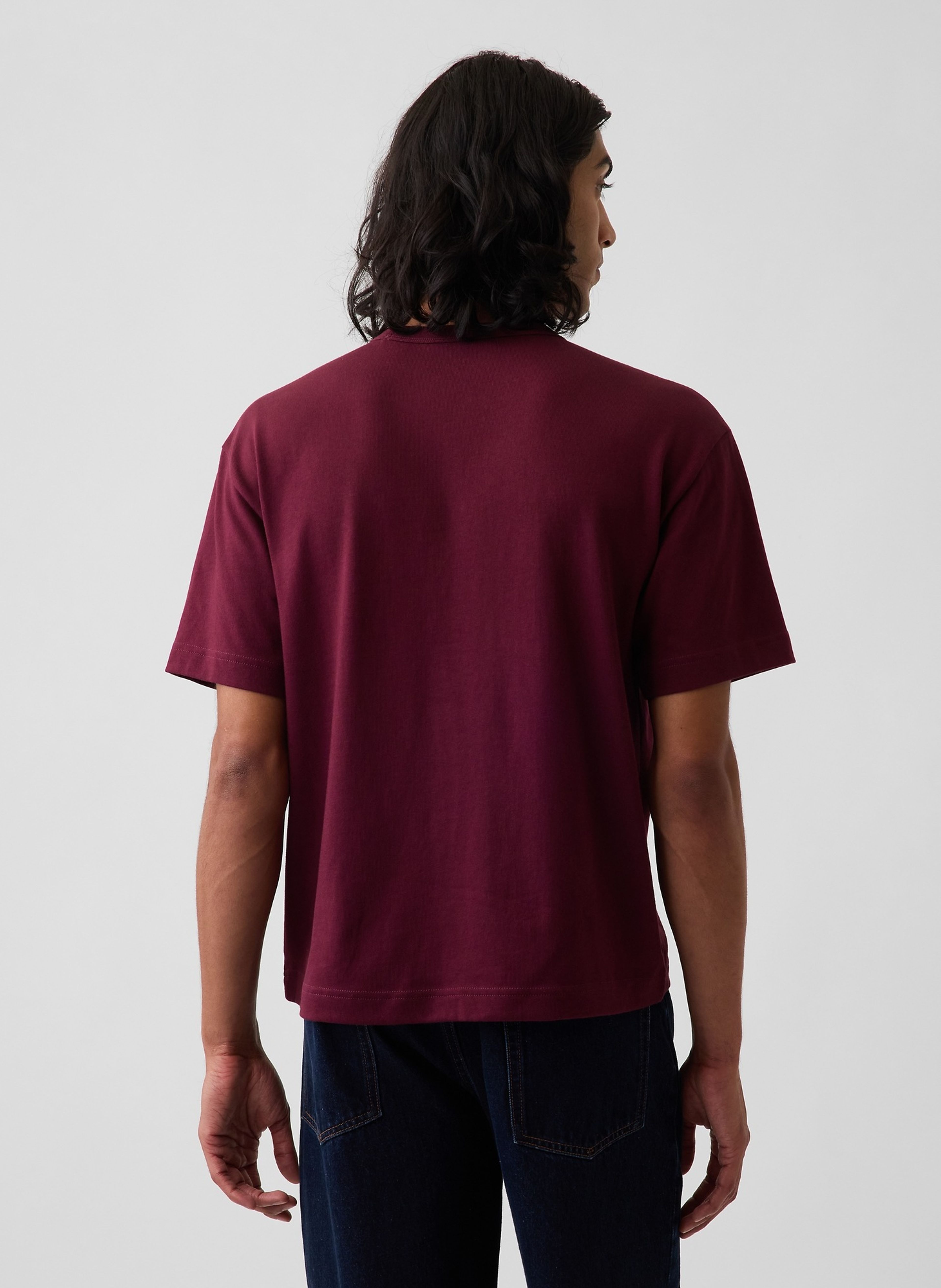 Crop T-shirt Heavyweight z logo - 003