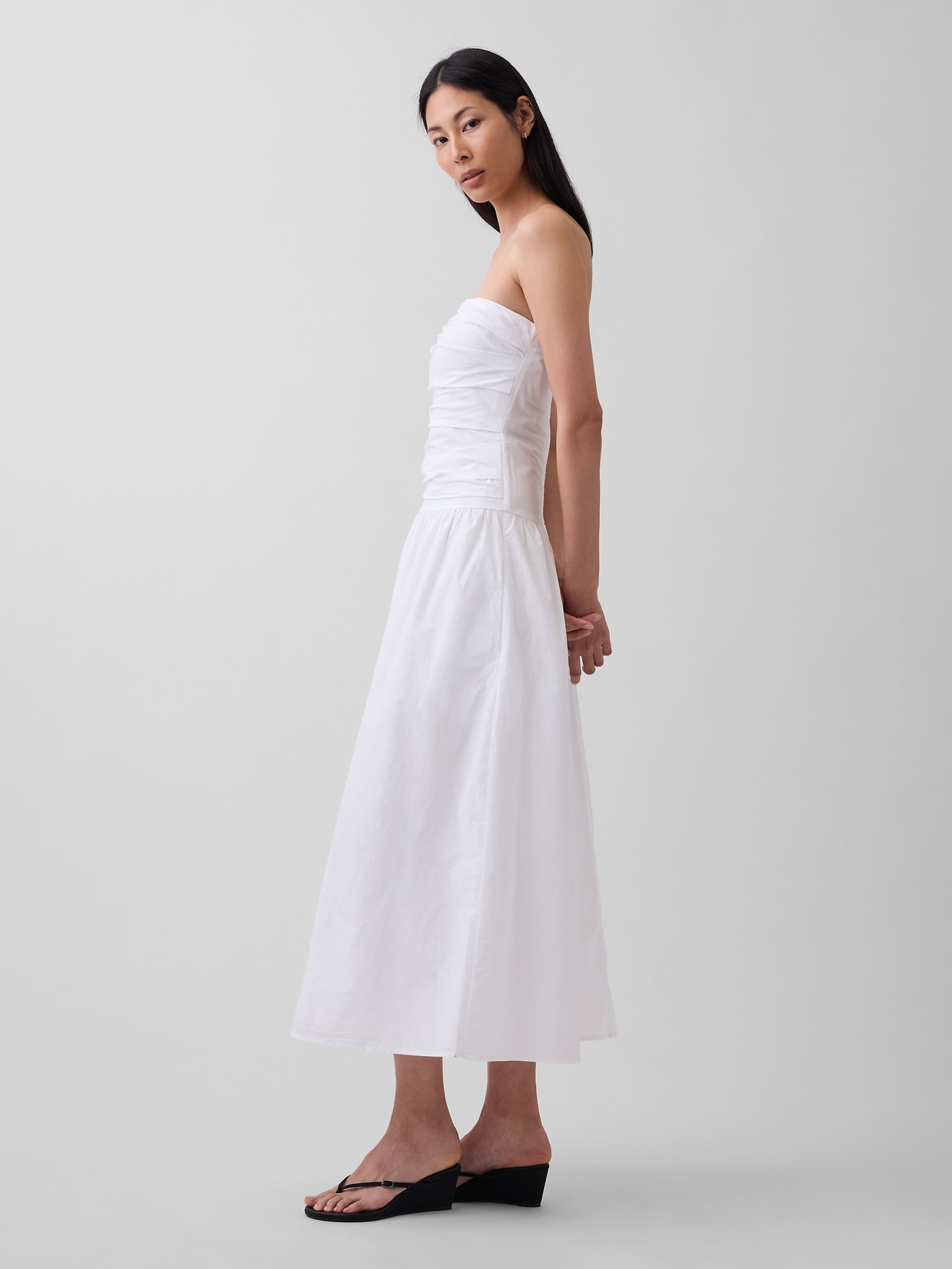 Vestido maxi de popelina - 003