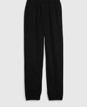Spodnie dresowe boyfriend-Czarny - 001
