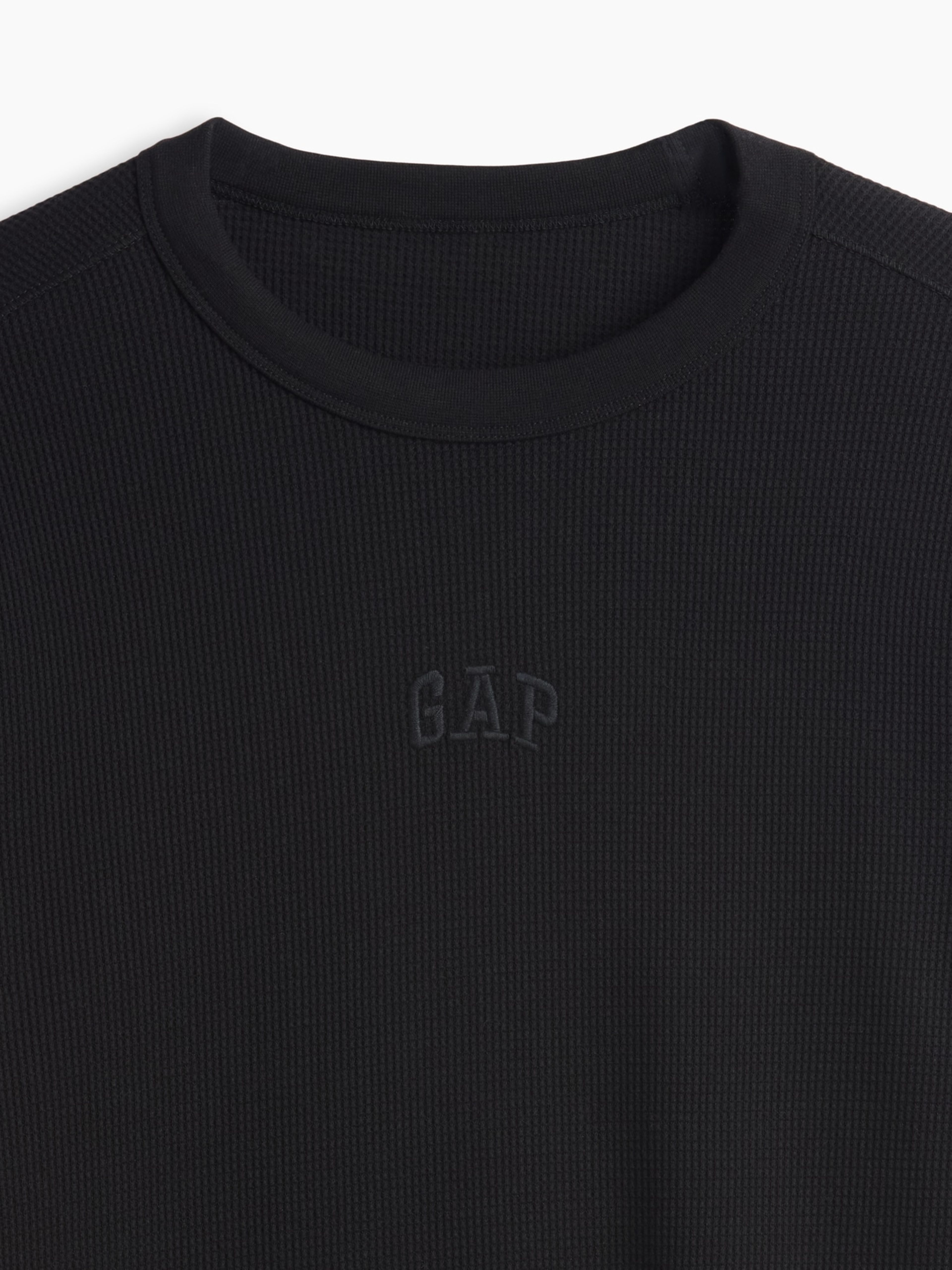 Waflowy T-shirt z logo - 004