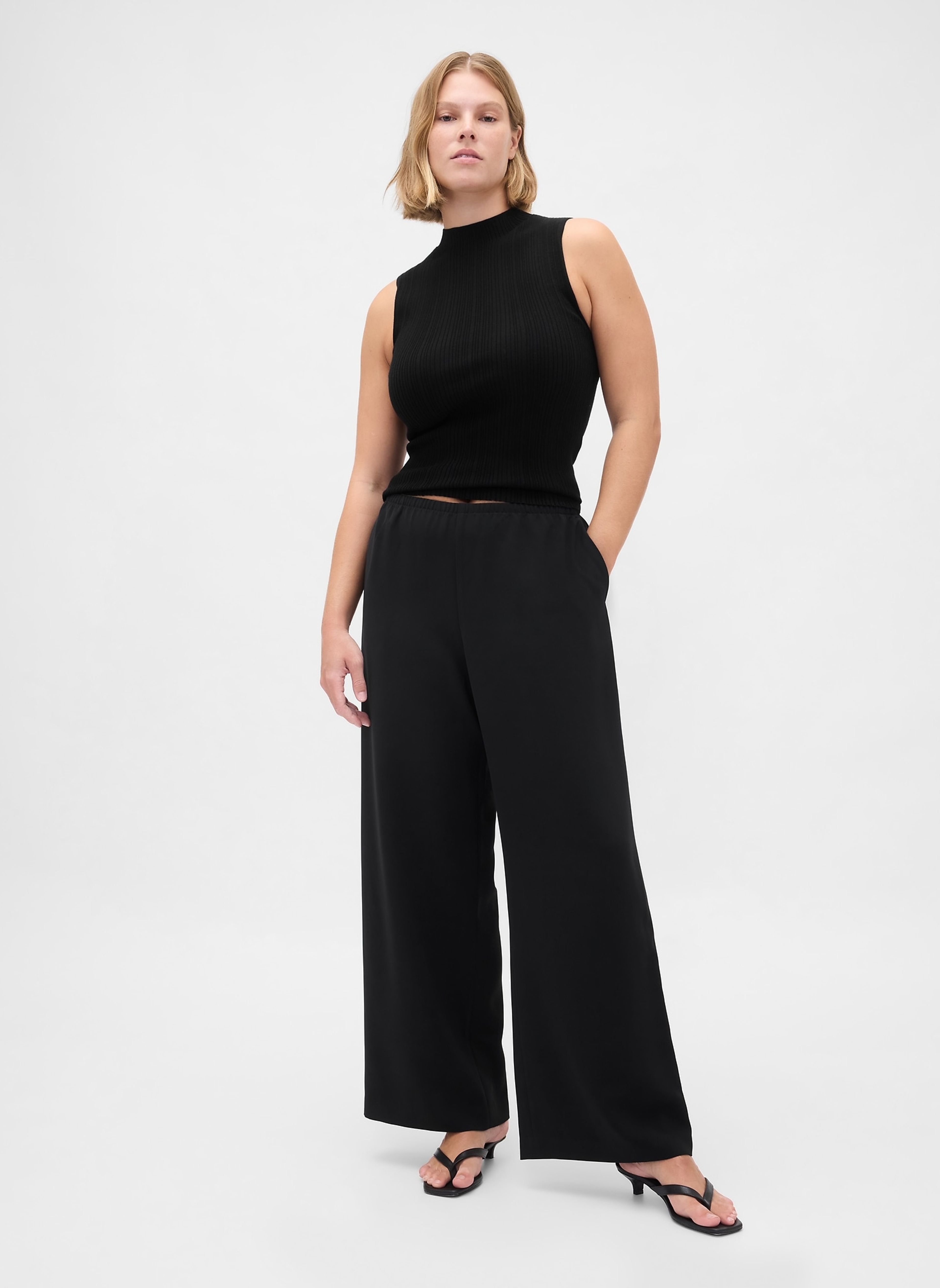 Spodnie Easy wide-leg - 005