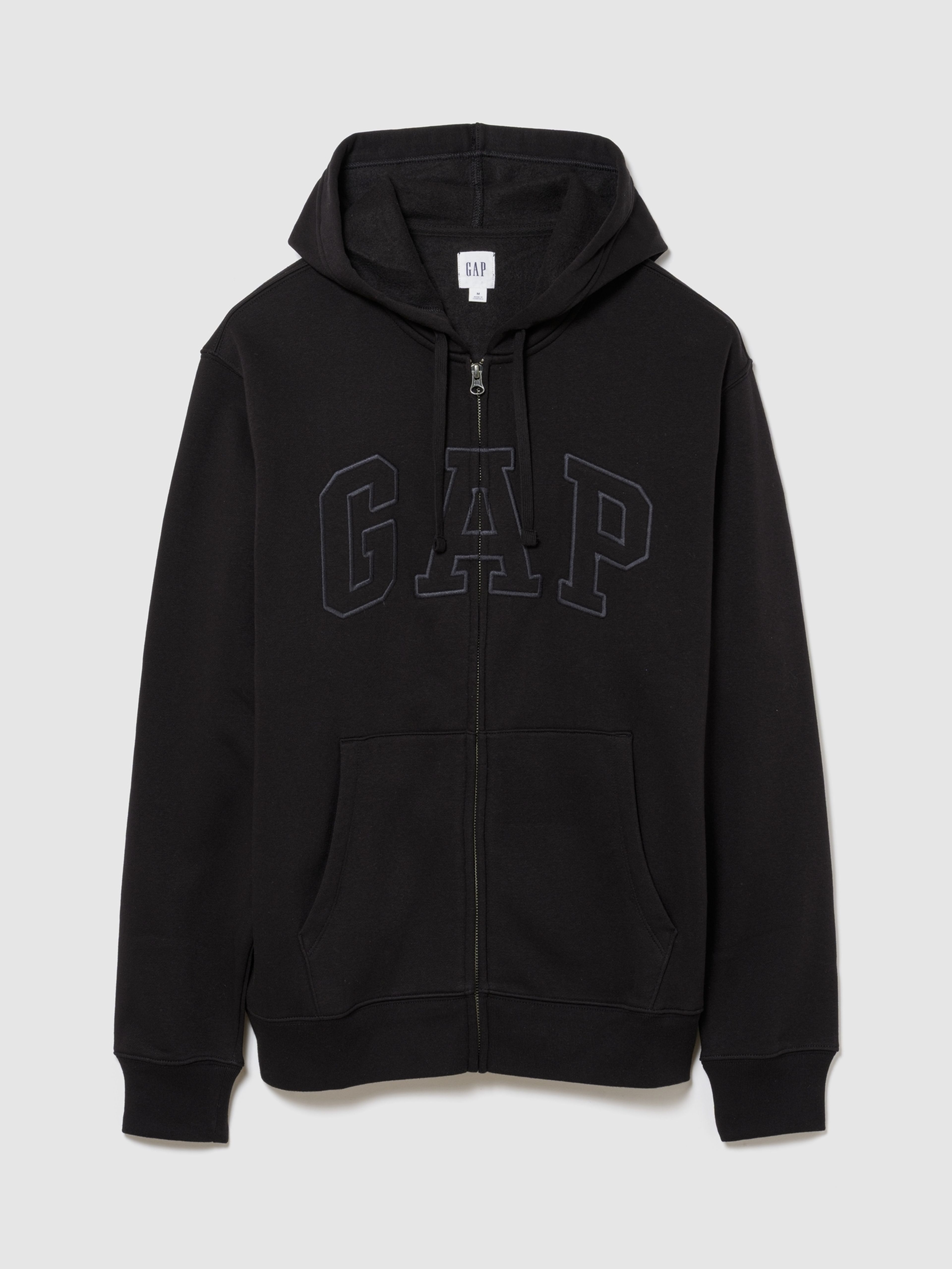 Mikina na zip s logem - 001