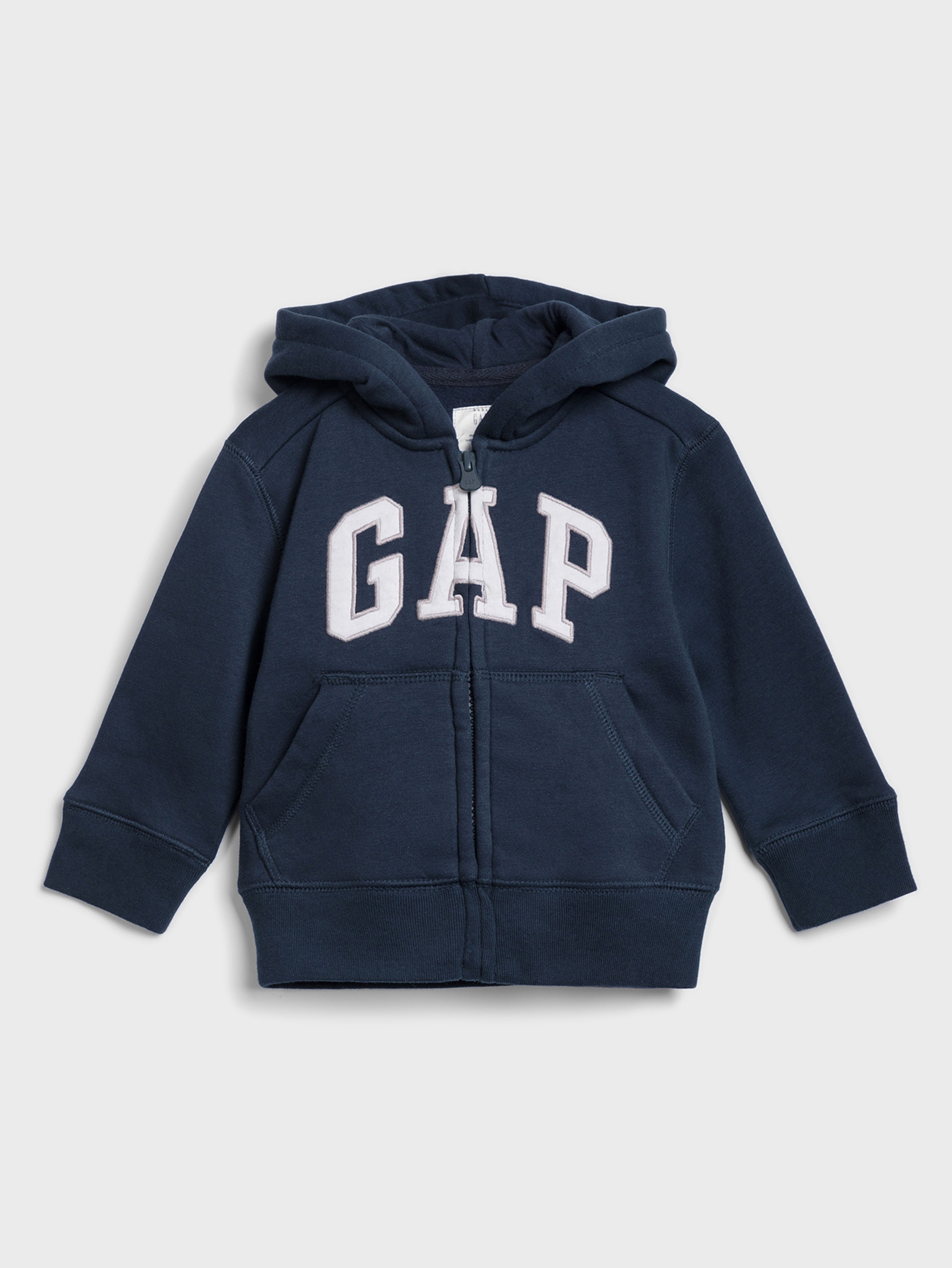 Baby bluza GAP z logo na zamek