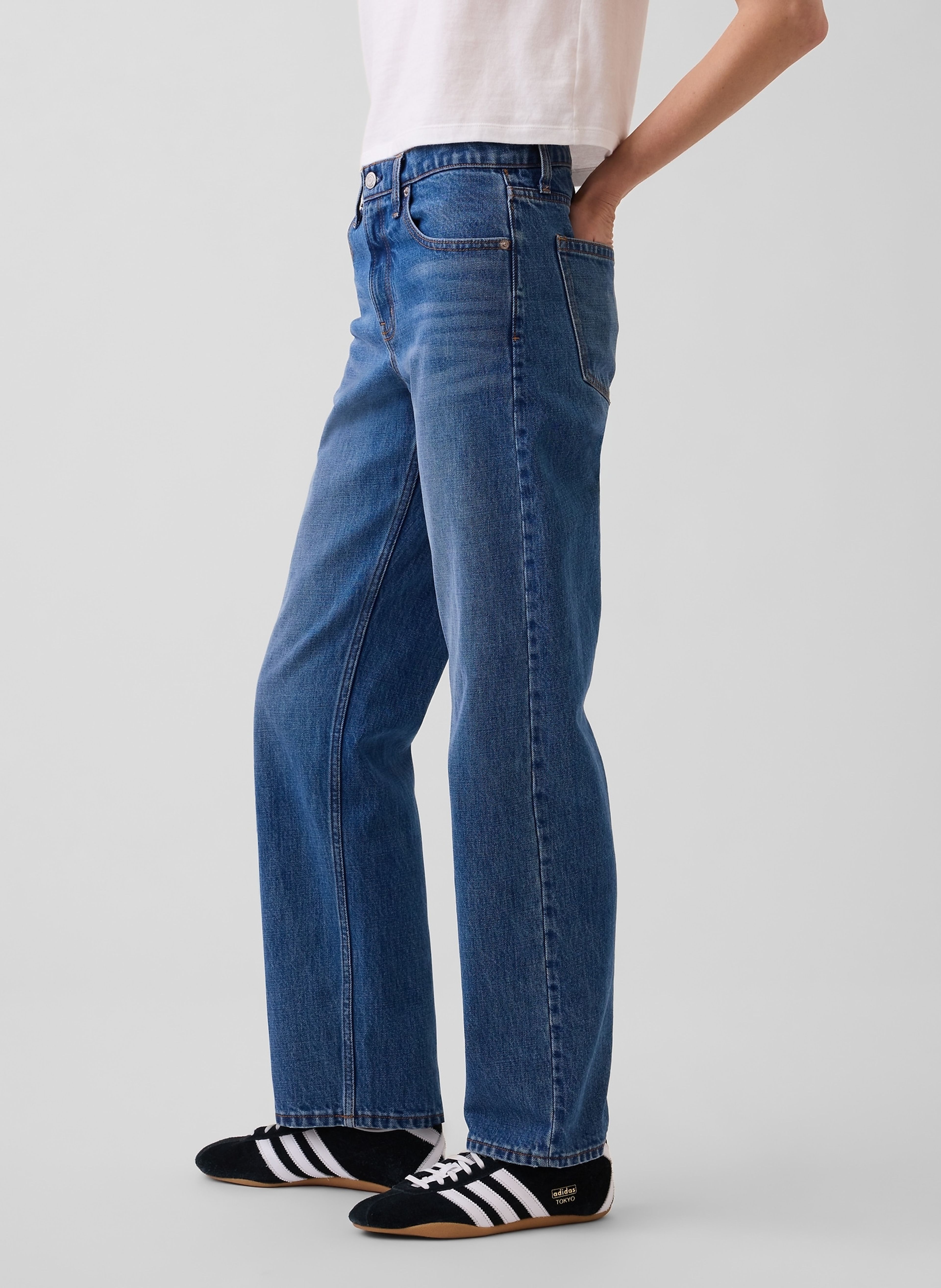 Jean Mid Rise Straight Taper - 003
