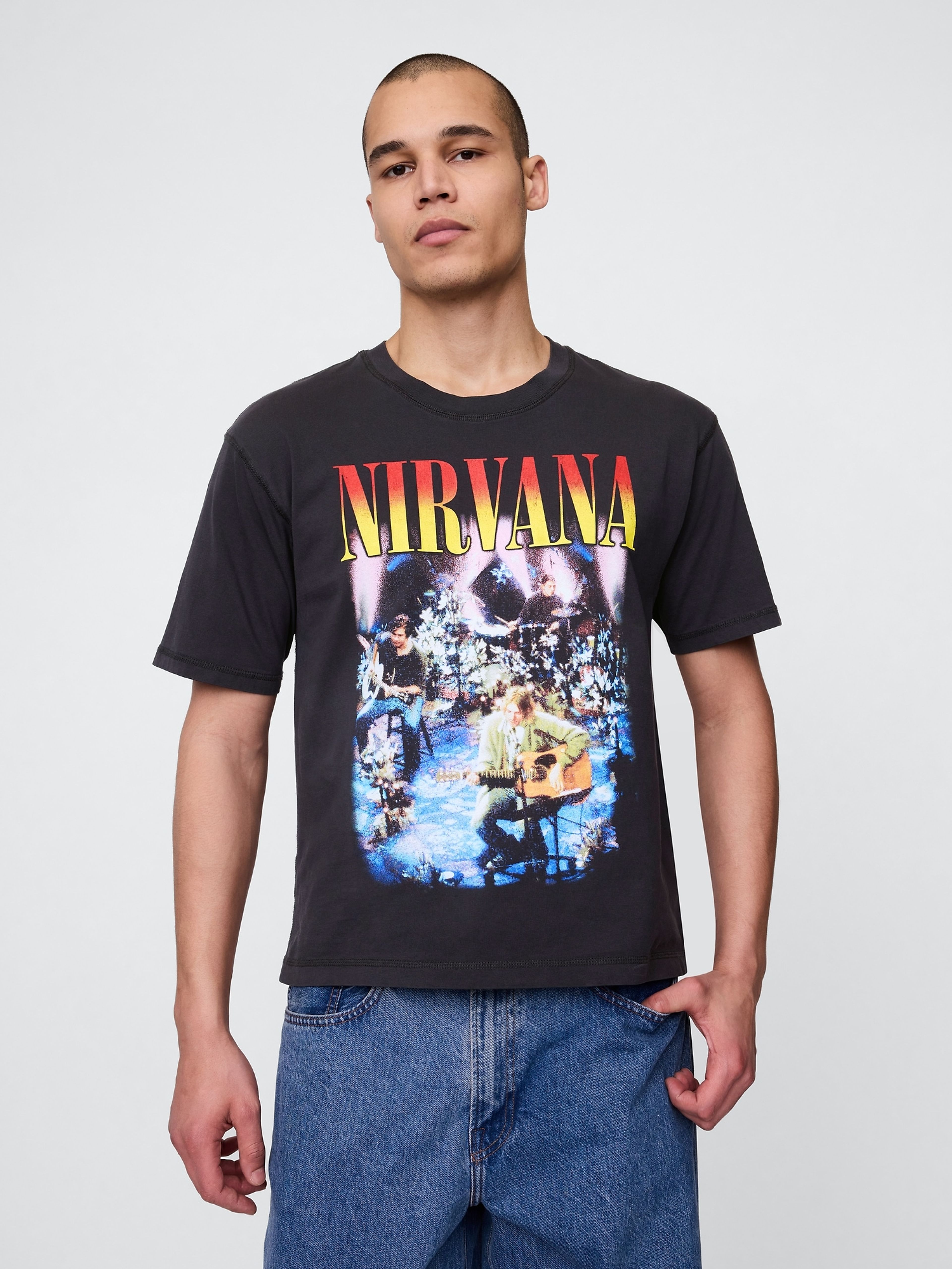 Crop top Heavyweight Nirvana Unisex