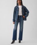 Jeans 90s Straight Crop-Azul marino - 001