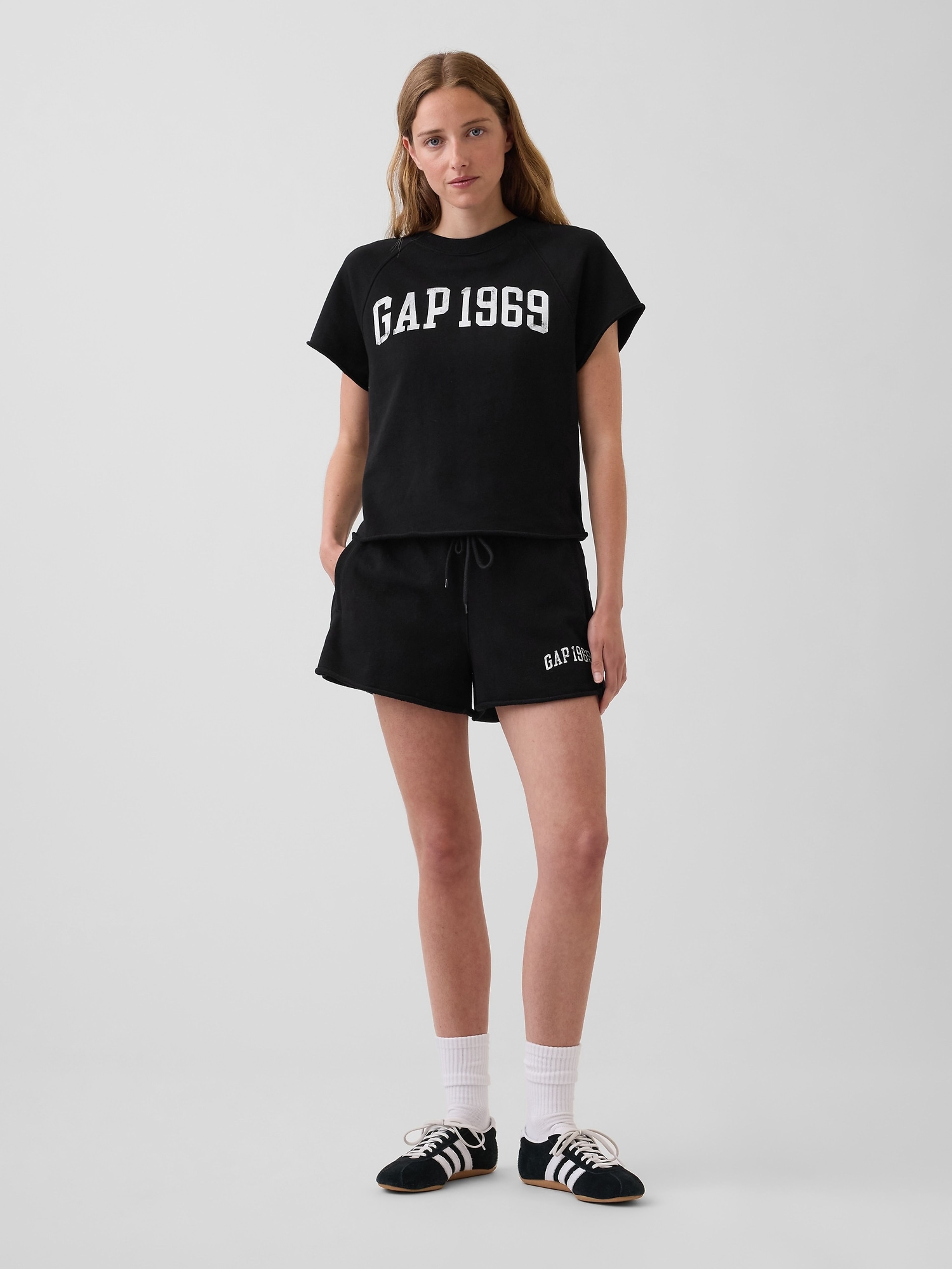 French Terry Logo Shorts