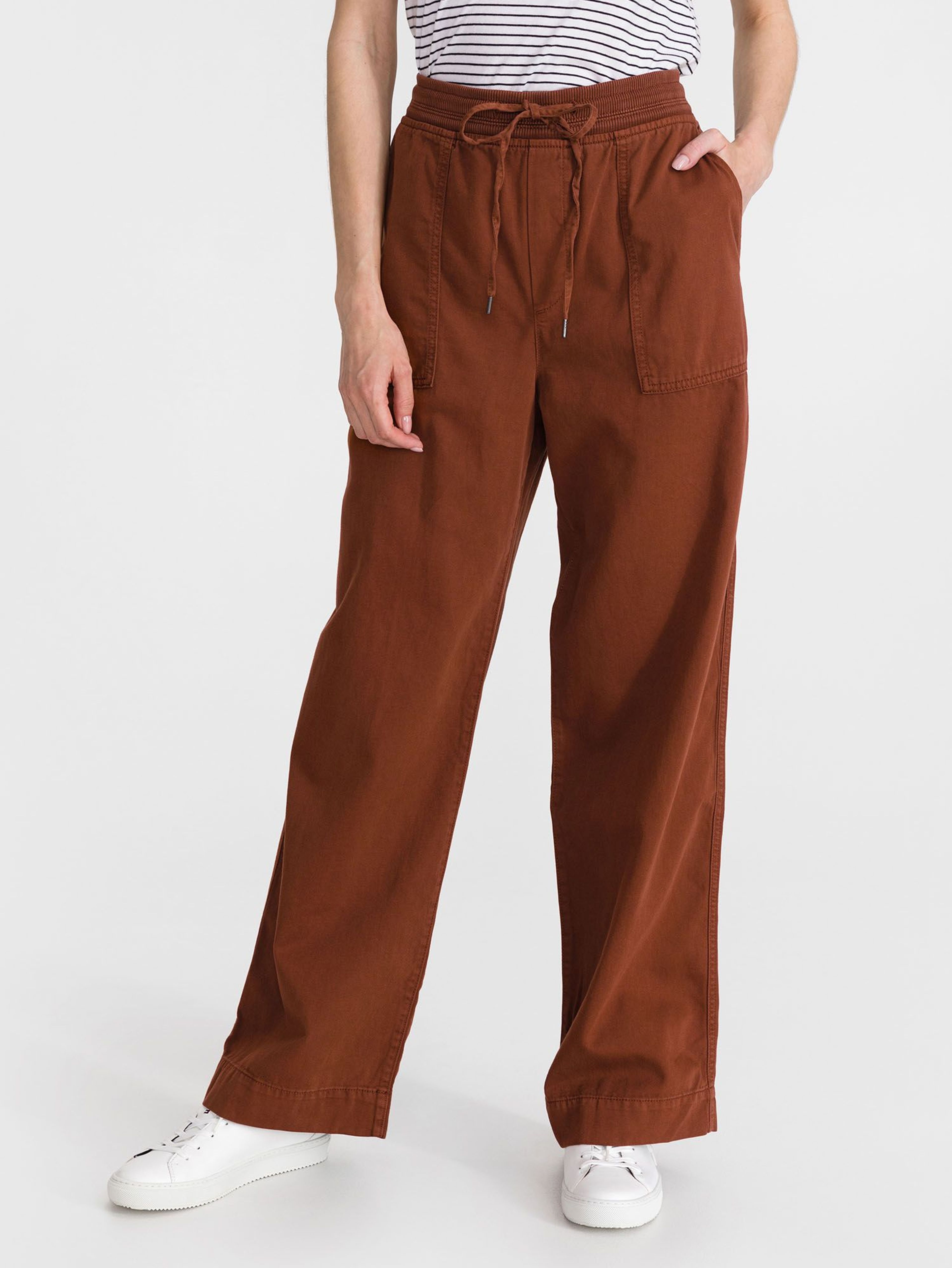 Pantaloni rib combo wide