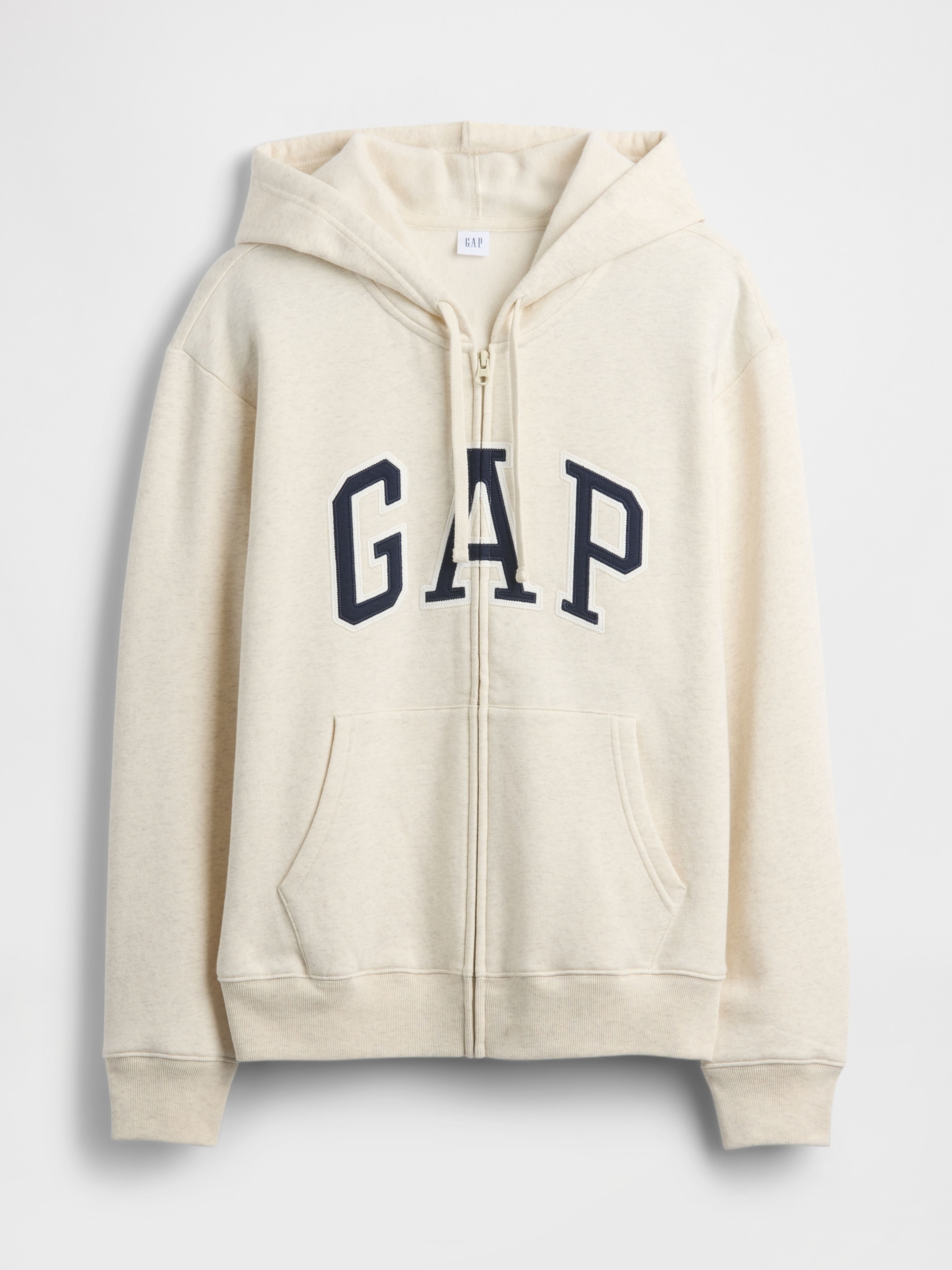 Felpa con zip e logo - 005