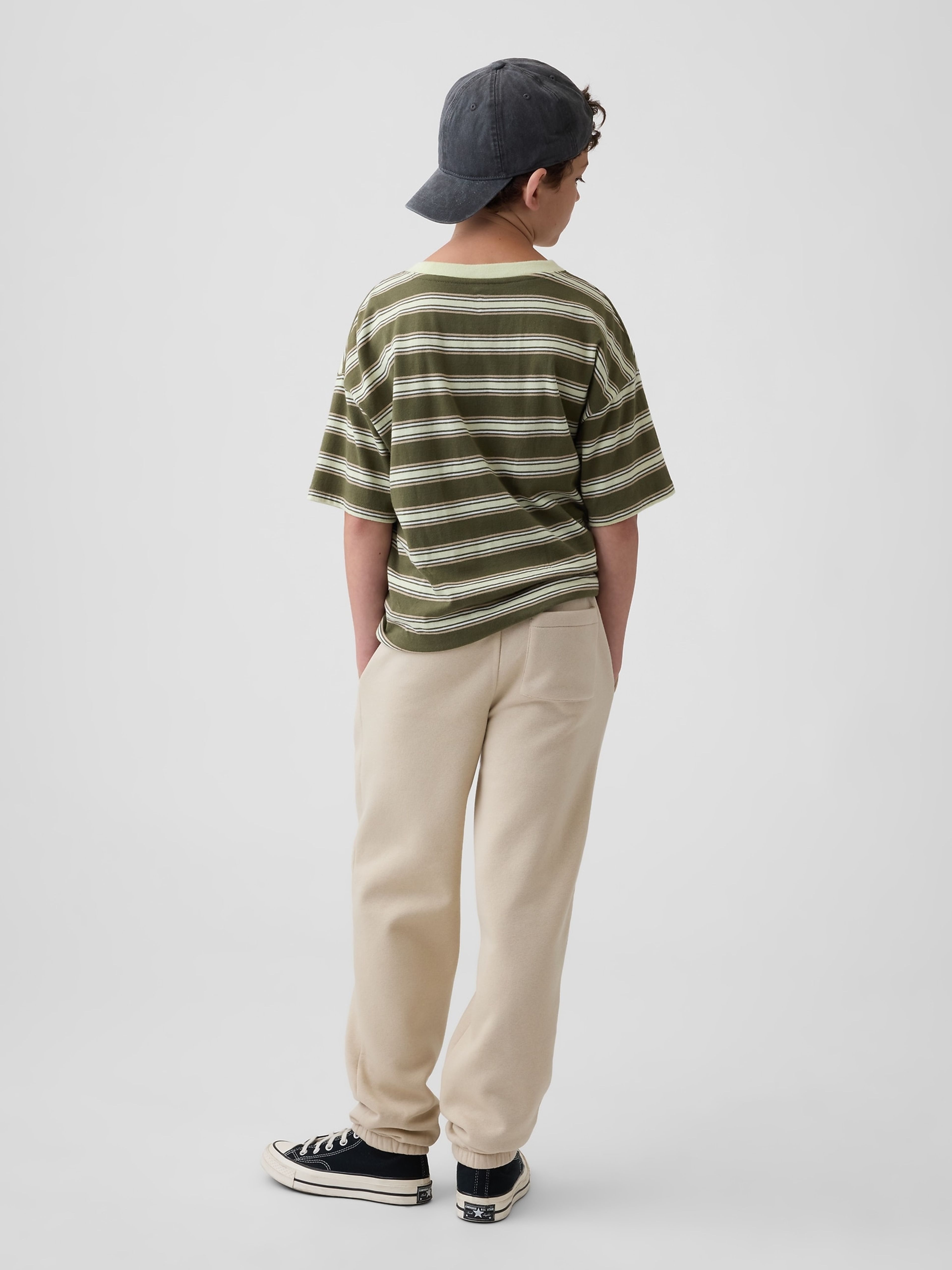 Pantaloni in felpa bambini VintageSoft con logo - 004