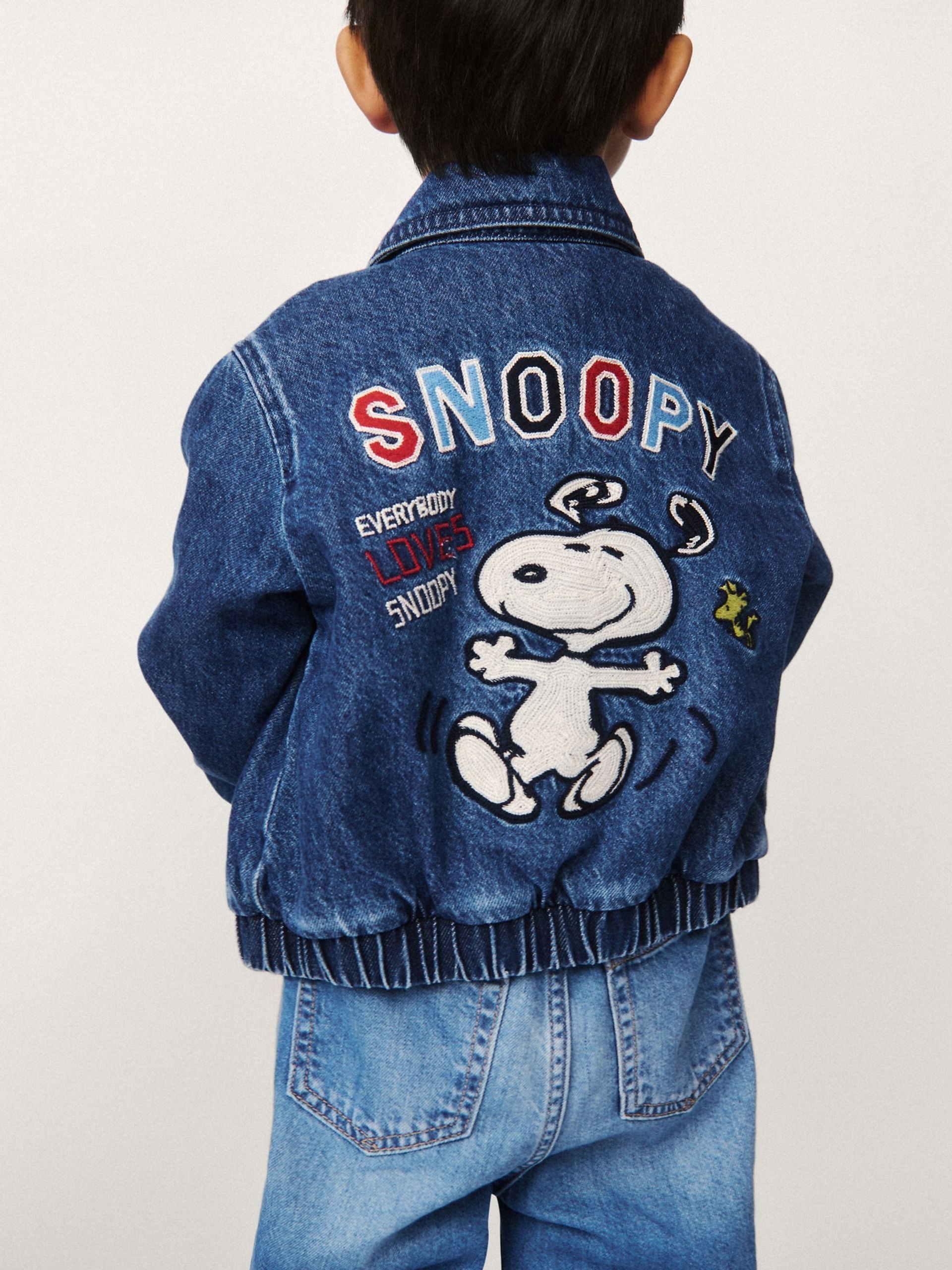 Baby Jeansjacke, Gap & Peanuts Snoopy - 001