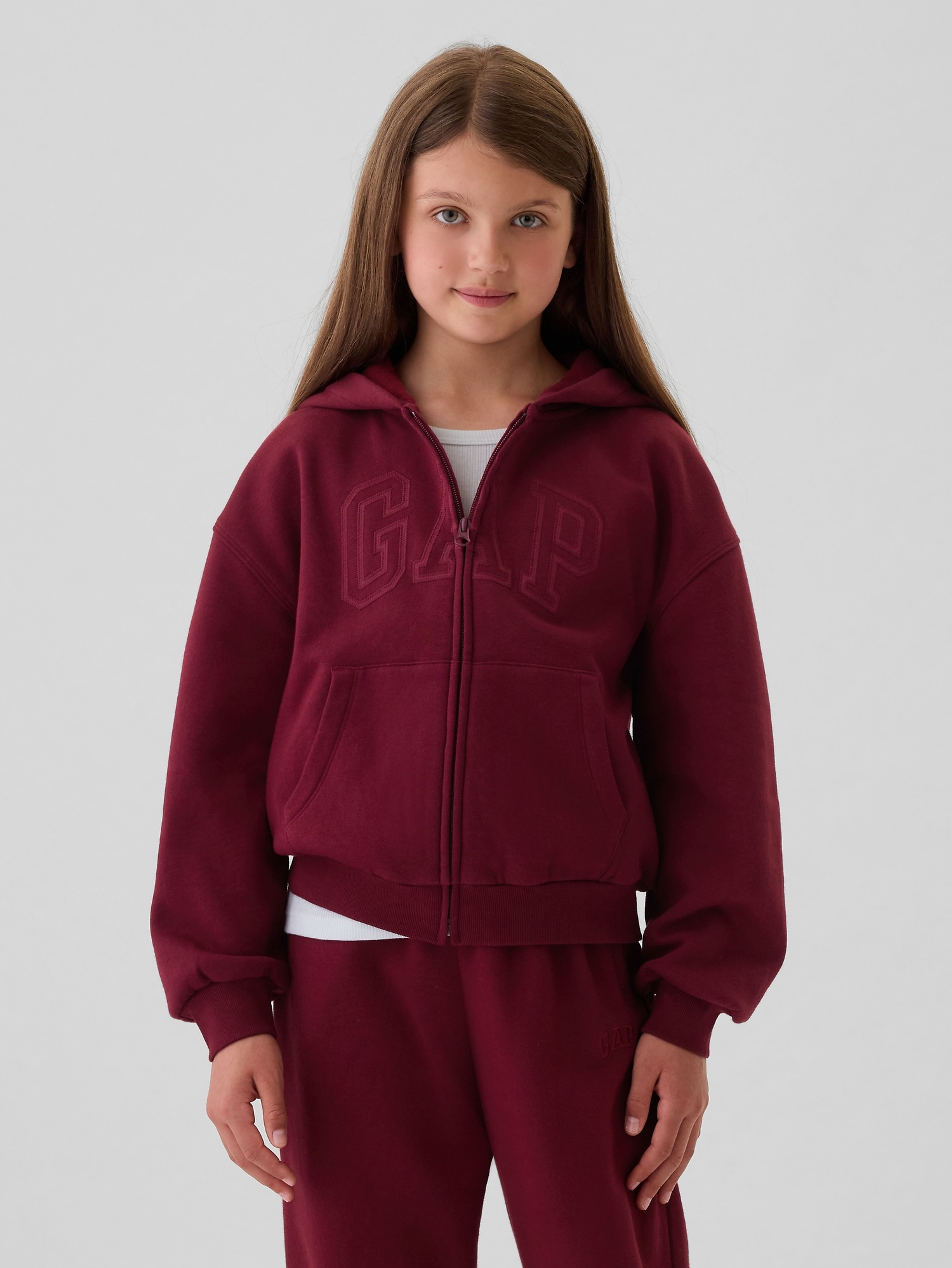 Kinder-Sweatjacke mit Logo