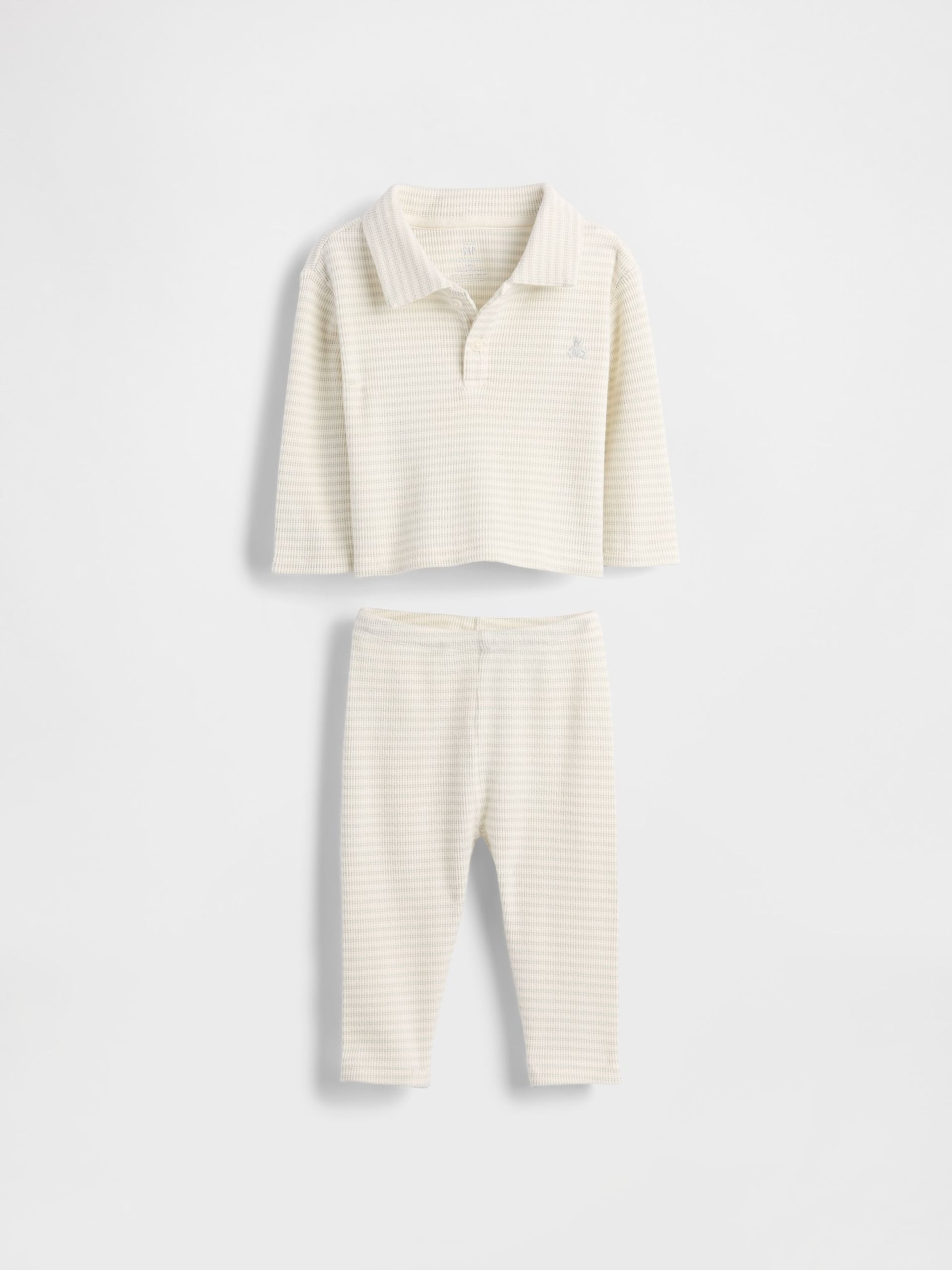 Baby Softspun Waffel Outfit-Set Brannan Bear - 001