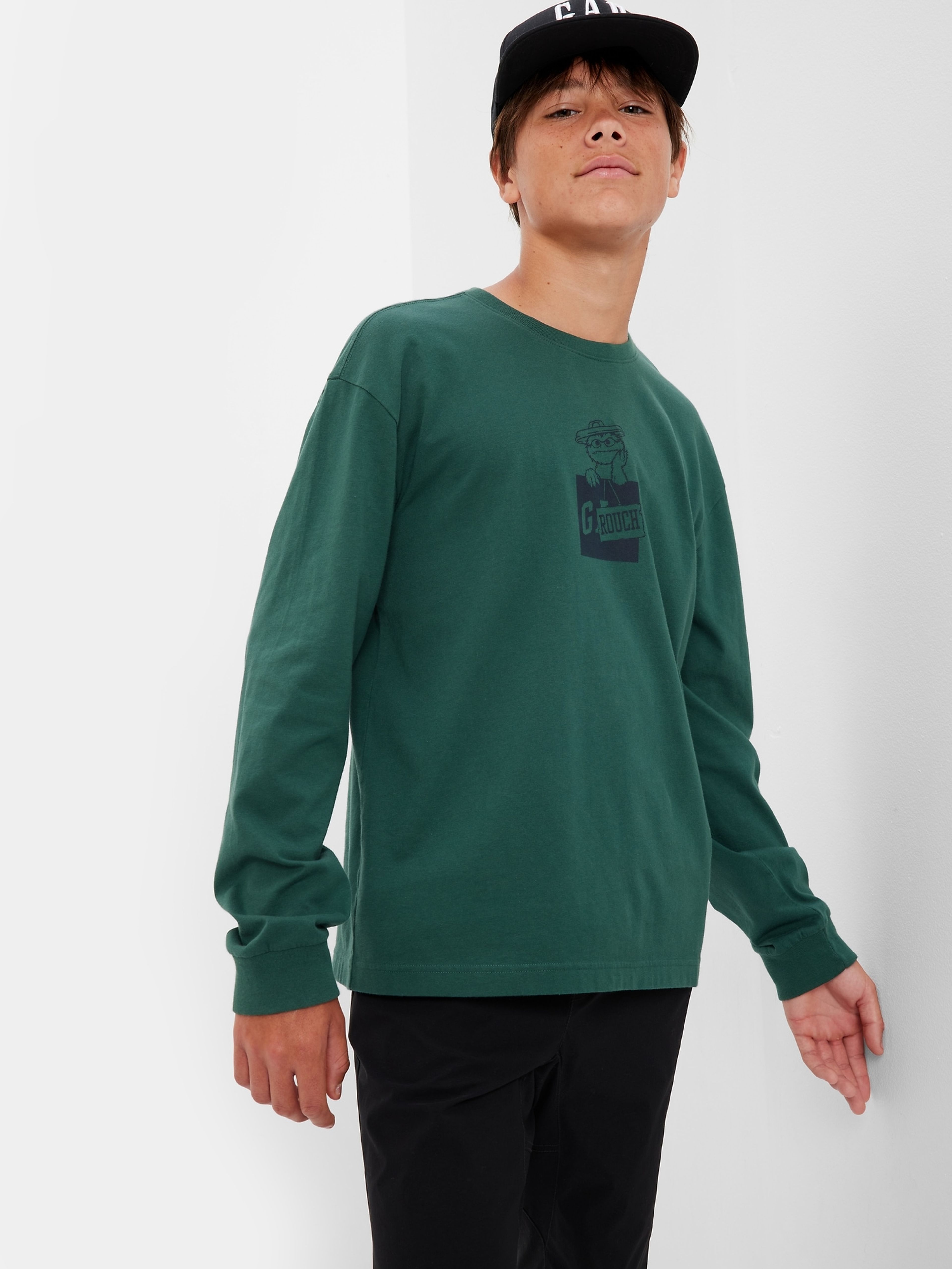 Teen koszulka organic Gap & Sesame Street