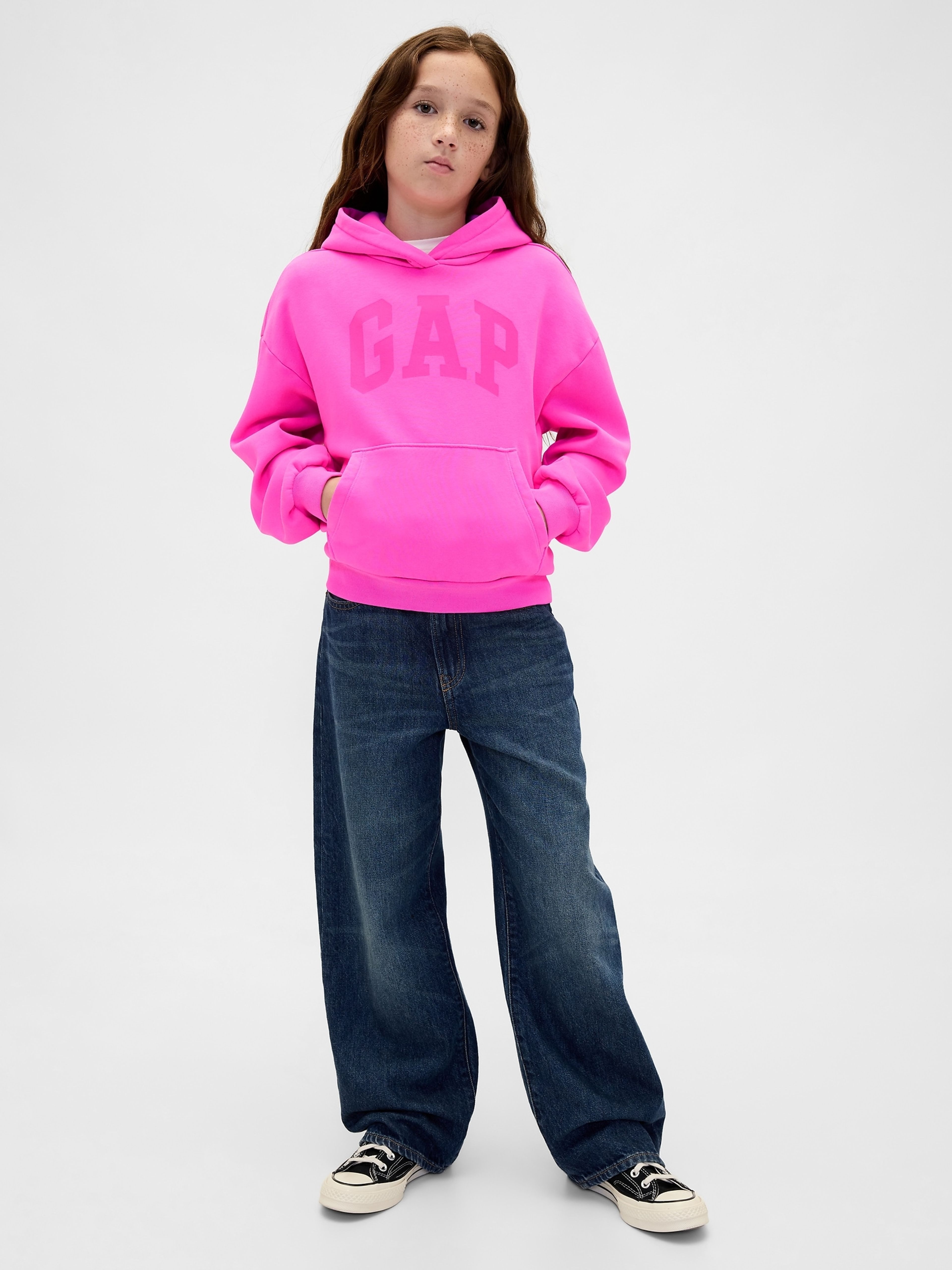 Kinder VintageSoft Sweatshirt mit Logo - 003