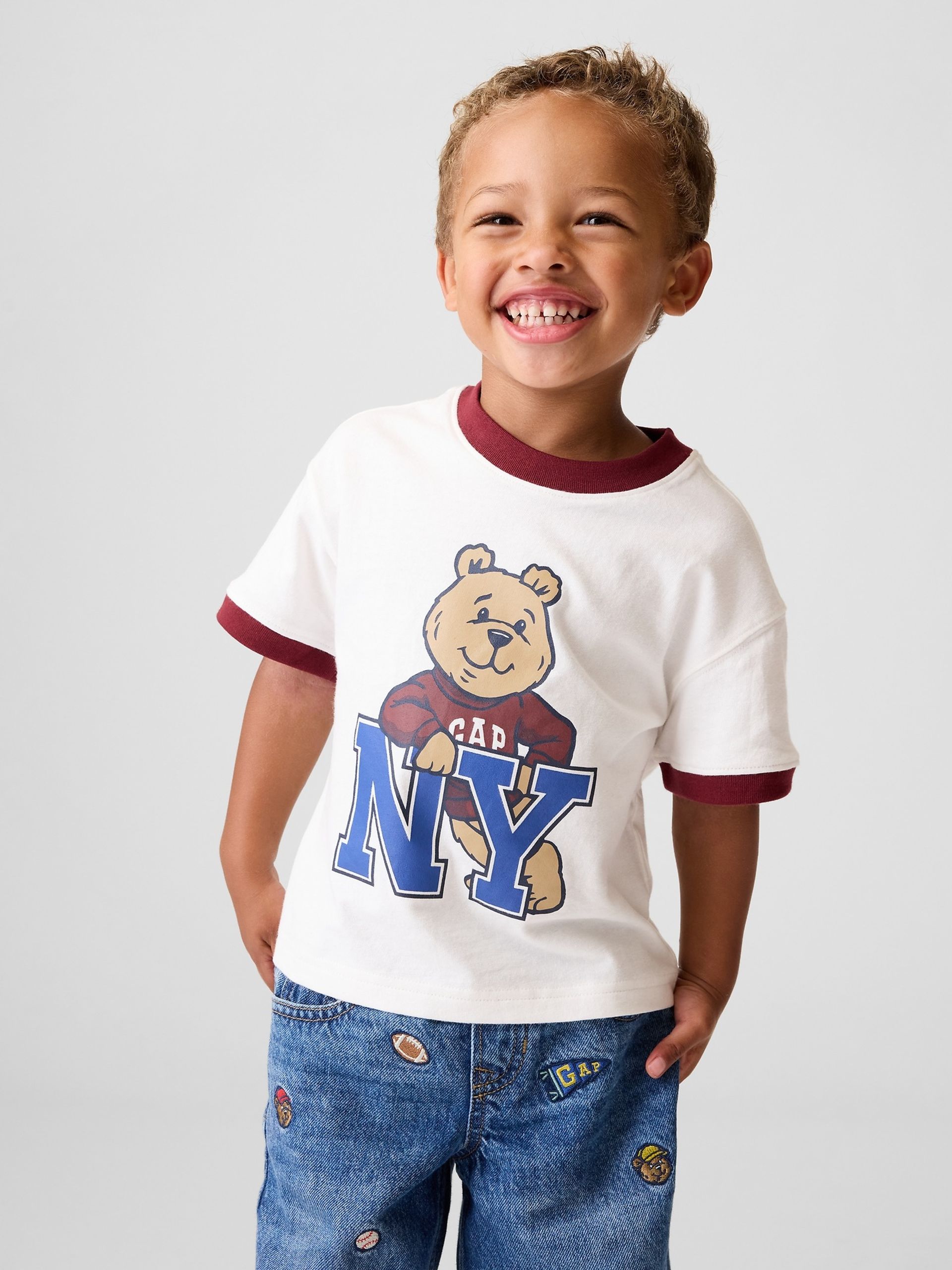Camiseta bebé Brannan Bear con logo - 001