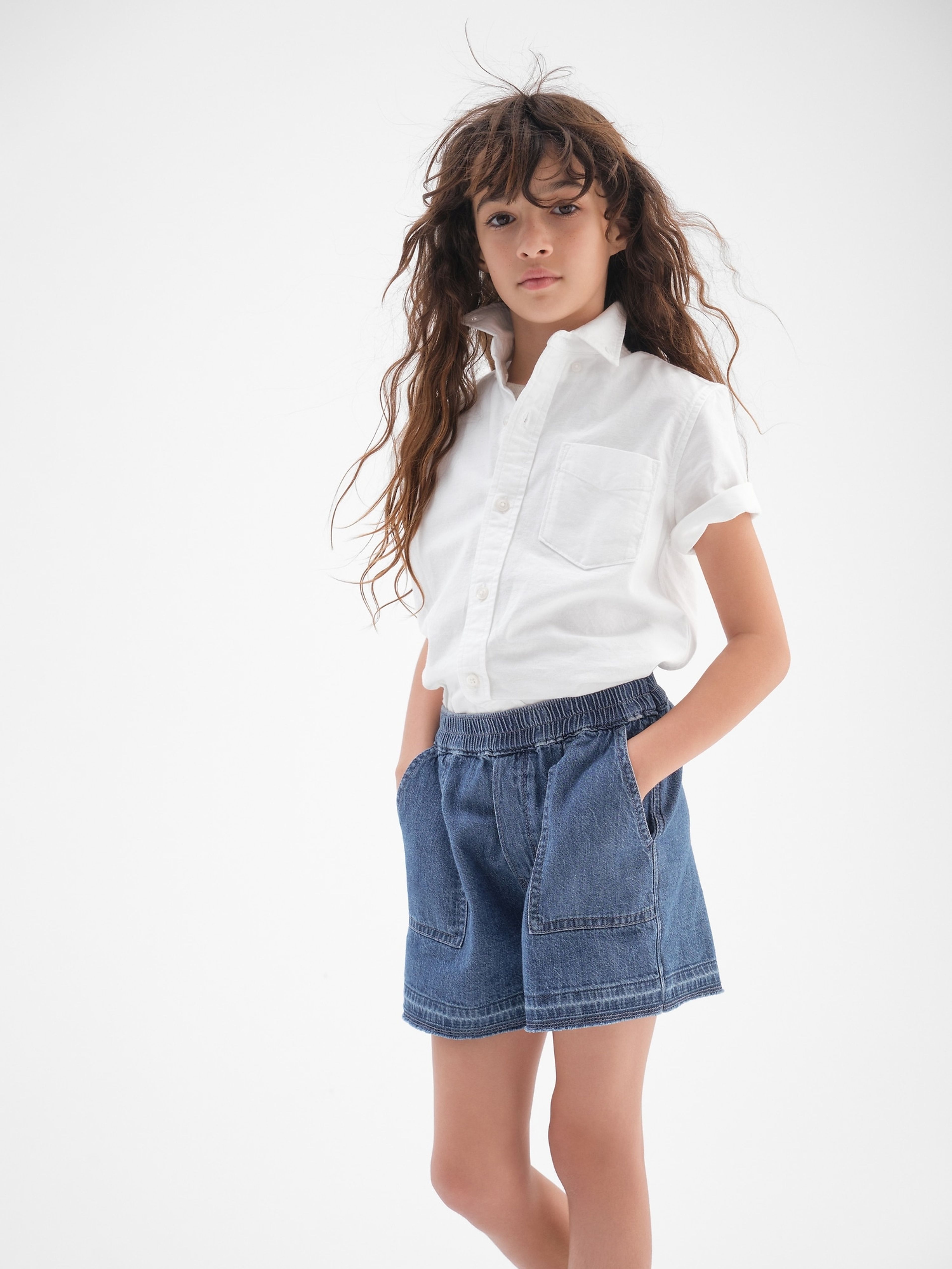 Kinder-Jeansshorts Utility