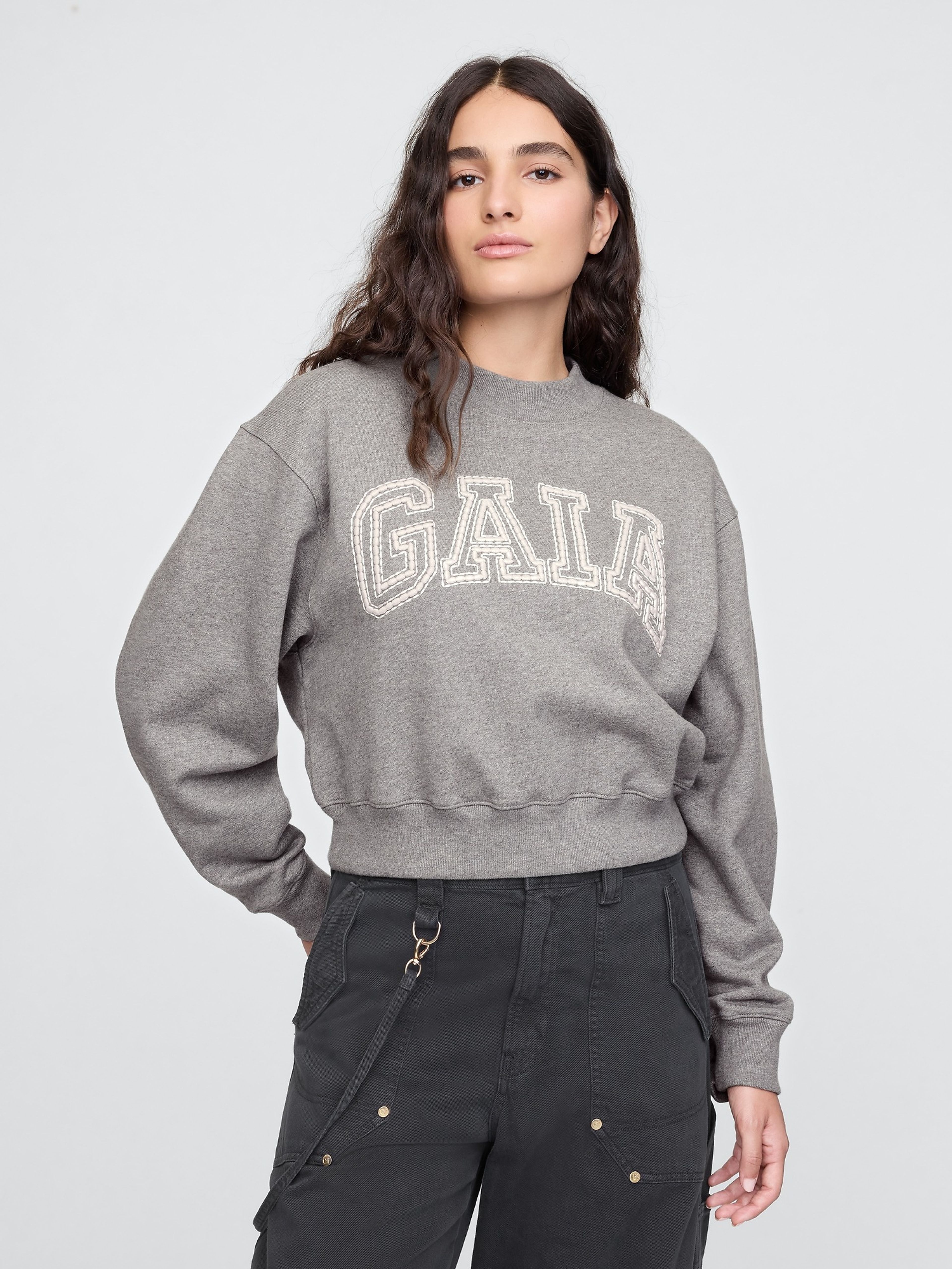 Crop Sweatshirt Gap × Cult Gaia