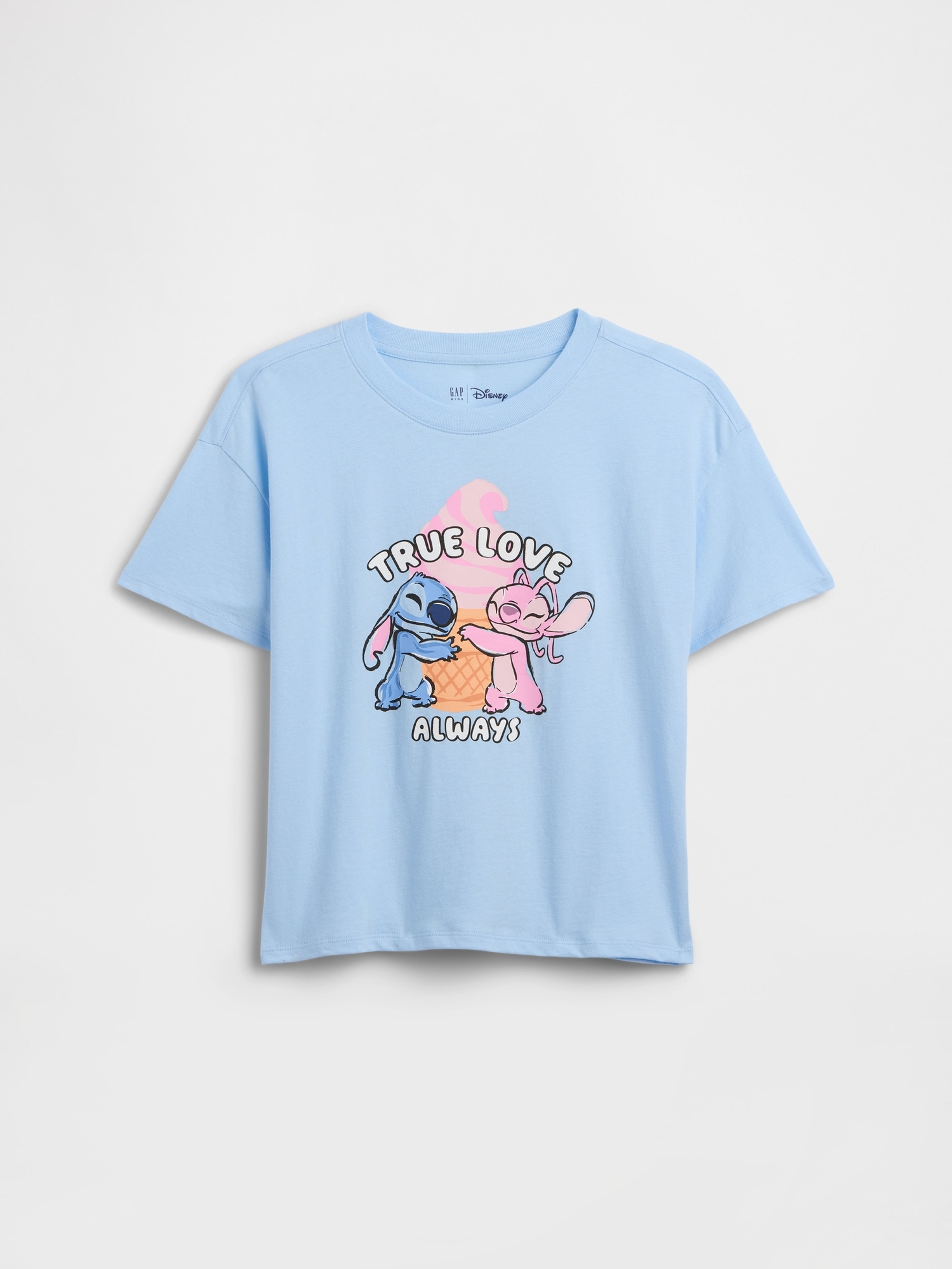 Dětské oversize tričko Gap × Lilo & Stitch
